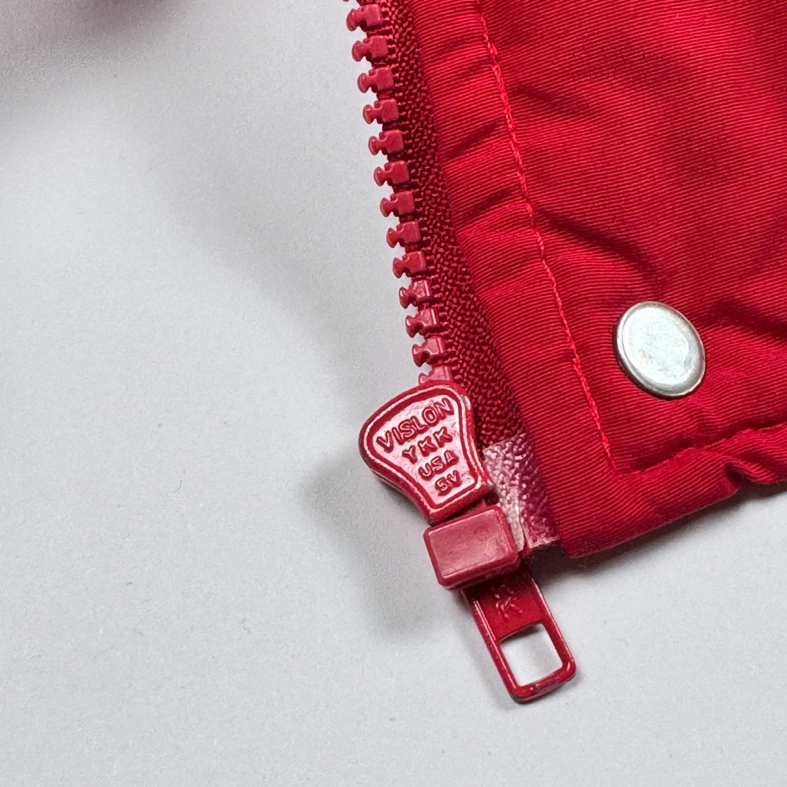 Vintage Vtg 90s Baseball Jacket XL Red USA Made Hartwell Ambridge Size US XL / EU 56 / 4 - 10 Thumbnail