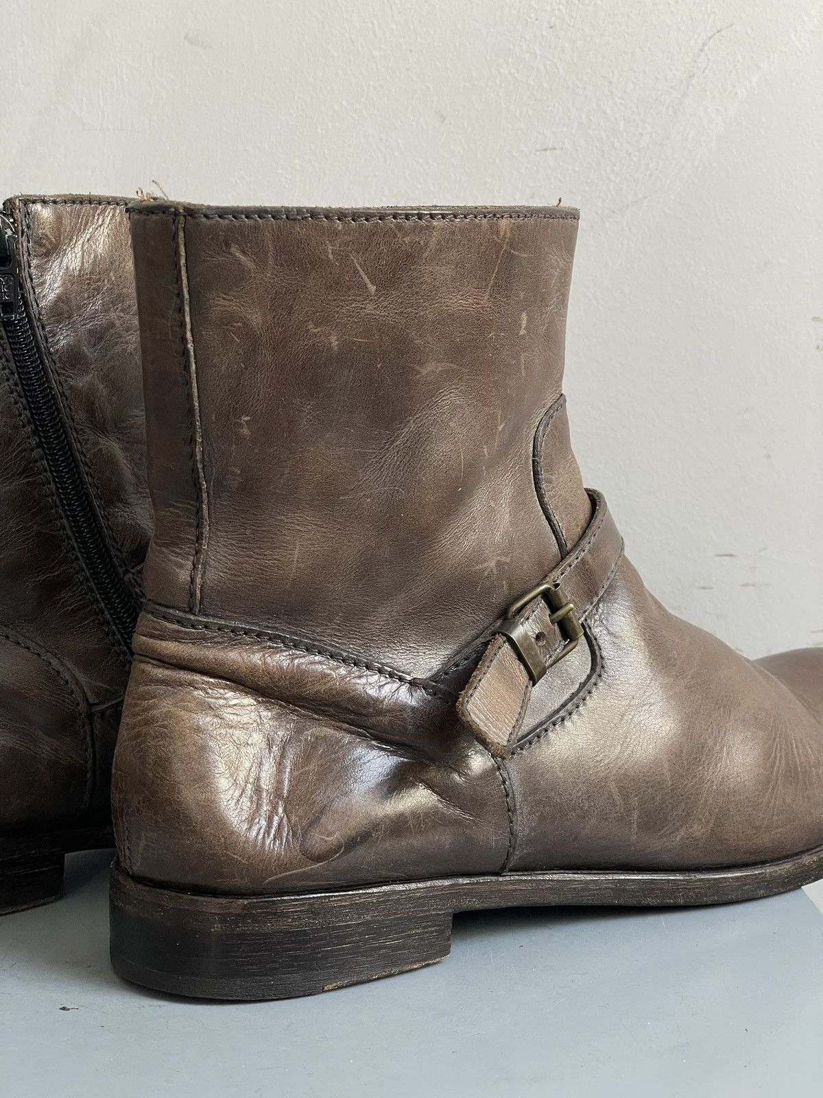 MoMA Rare Moma boots ankle avant garde Guidi style brown hype Size US 7.5 / EU 40-41 - 6 Thumbnail