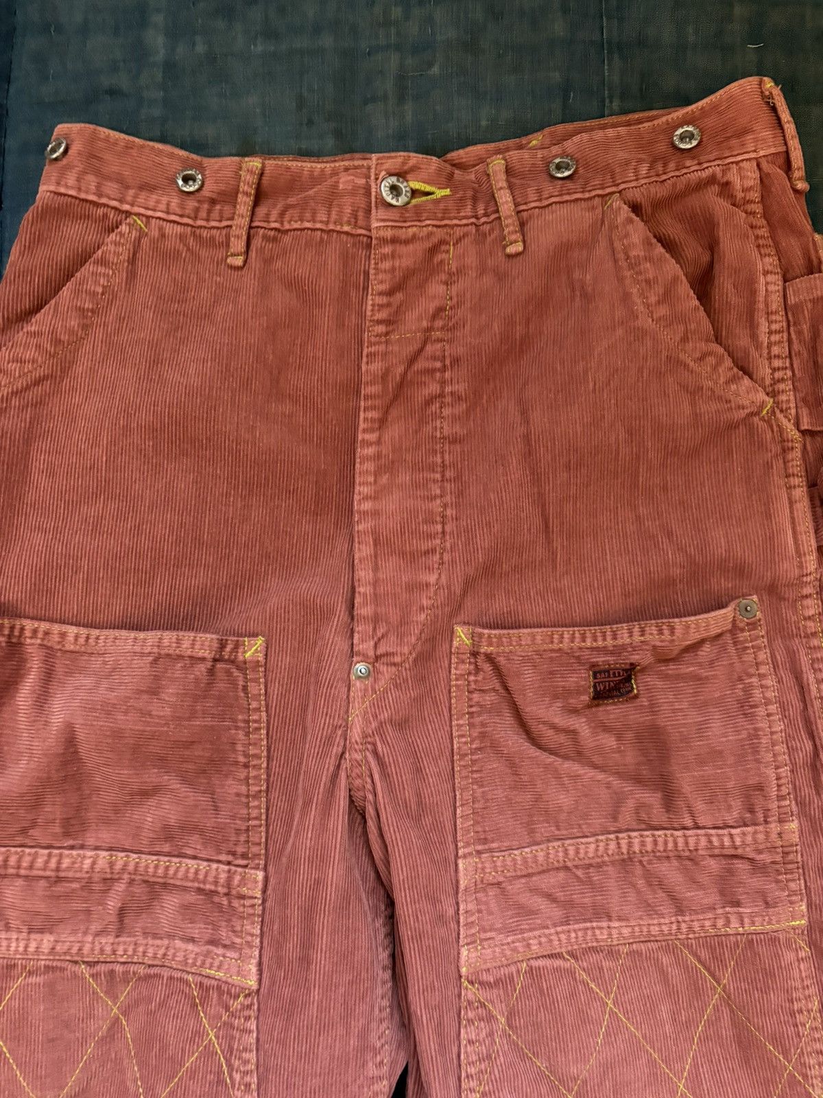 Kapital KAPITAL corduroy Double Knee Lumber Pants m Size US 32 / EU 48 - 3 Thumbnail