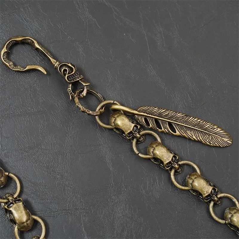 Jewelry Retro Skull Metal Waist Chain Size ONE SIZE - 6 Thumbnail