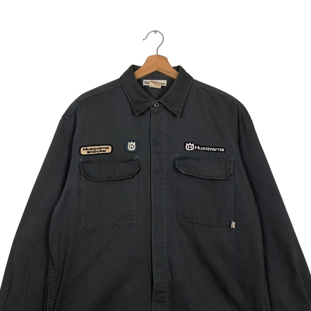 Japanese Brand 🔥VINTAGE CHORE WORK JACKET HUSQVARNA ISSEY MIYAKE Size US M / EU 48-50 / 2 - 5 Thumbnail