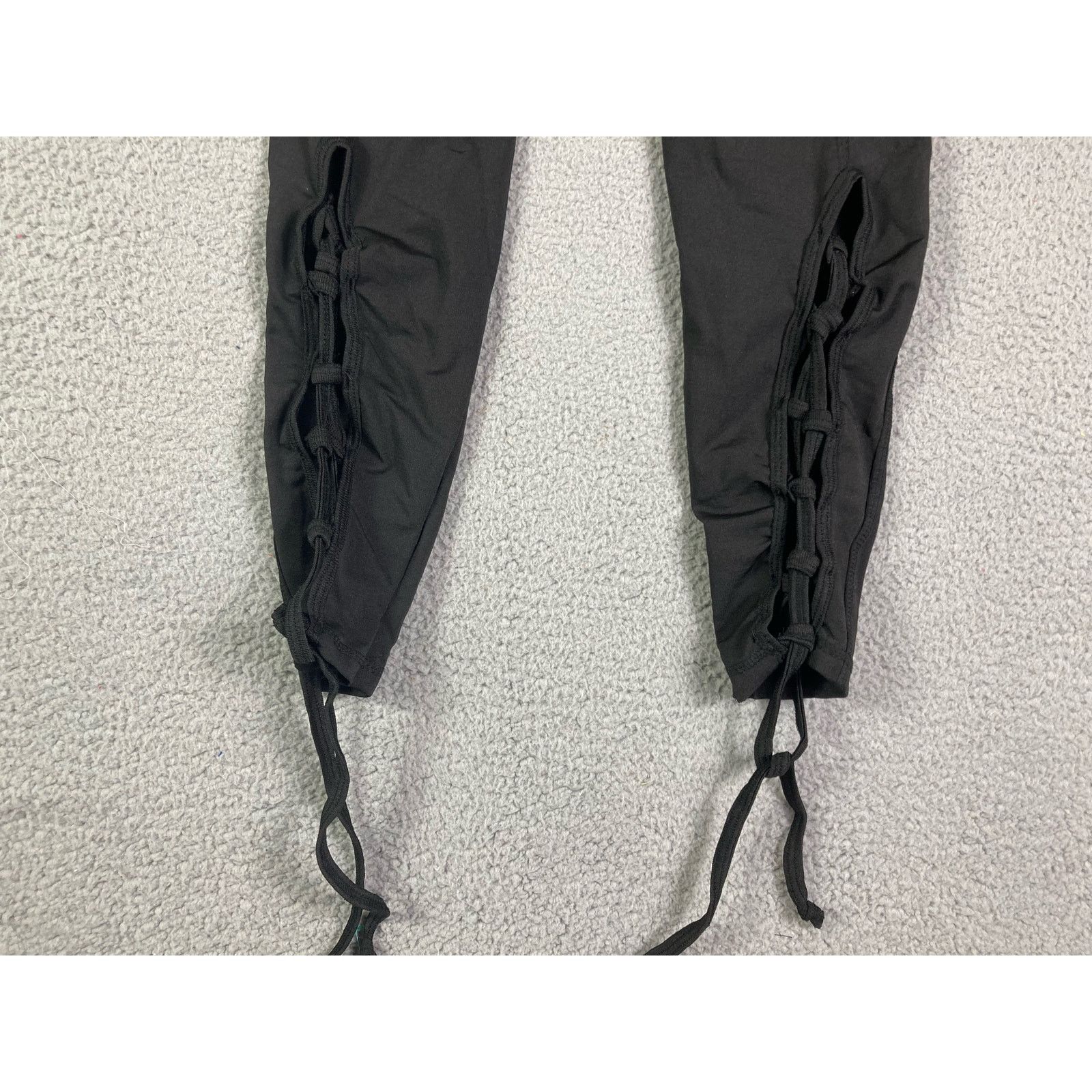 Other Leggings Pants Women Yoga Solid Medium Black New Athletic Size 32" / US 10 / IT 46 - 8 Thumbnail