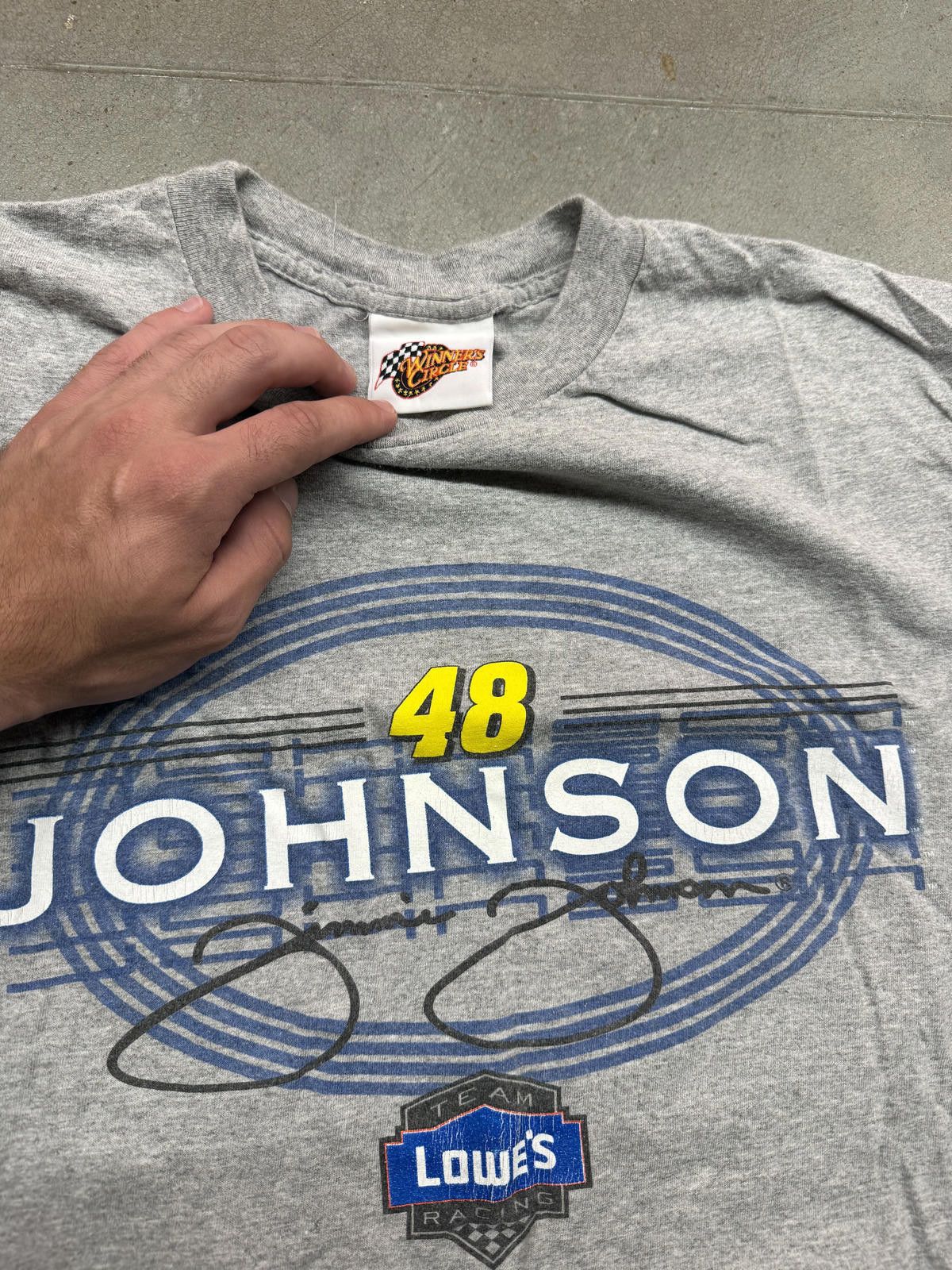 Winners Circle 2005 Winner's Circle NASCAR Jimmie Johnson Graphic T-shirt Size US L / EU 52-54 / 3 - 5 Thumbnail