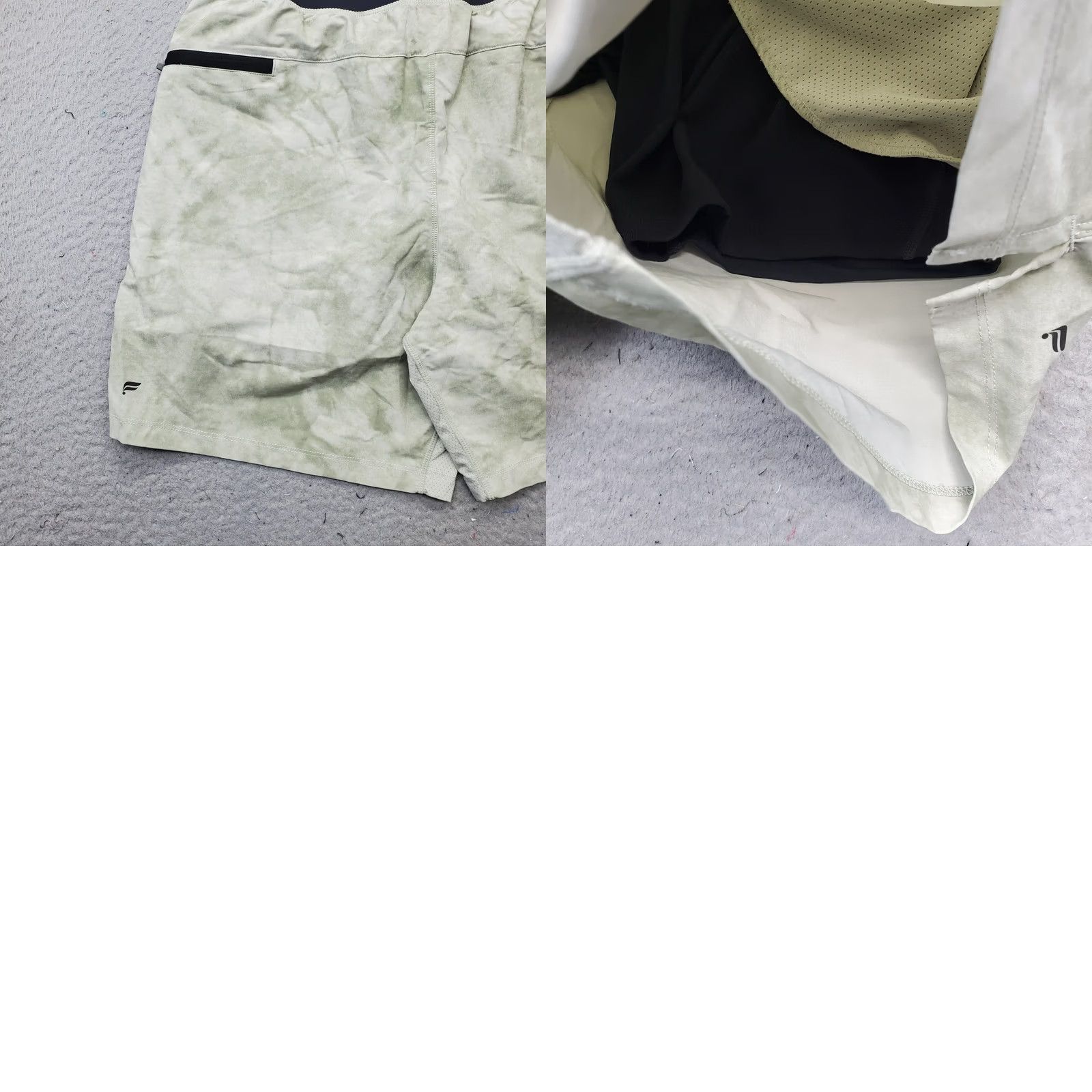 Fabletics Fabletics Shorts Mens L Multicolor Lined Side Slit Slash Pocket Elastic Waist Pull On Shirt? Size US 33 - 8 Thumbnail