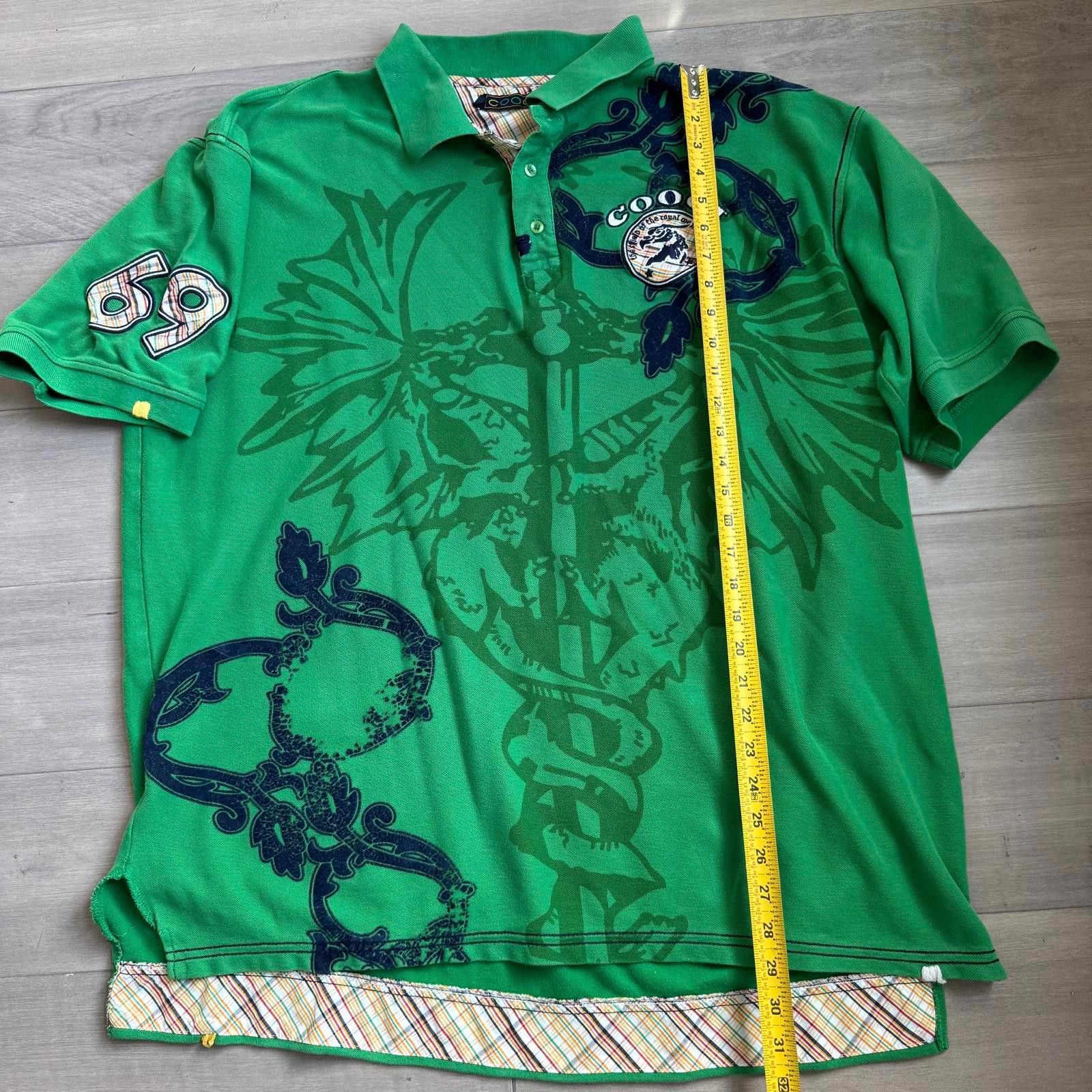 Coogi Vintage Coogi Men's Graphic Polo Shirt Streetwear Size XL Size US XL / EU 56 / 4 - 3 Thumbnail