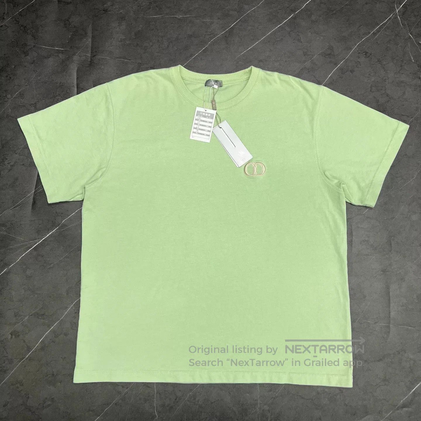 Dior dior green embroidered short sleeve shirt. Size US XXL / EU 58 / 5 - 1 Thumbnail