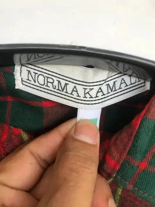 Flannel Norma Kamali Checked Plaid Tartan Flannel Shirt 👕 Size US S / EU 44-46 / 1 - 3 Thumbnail