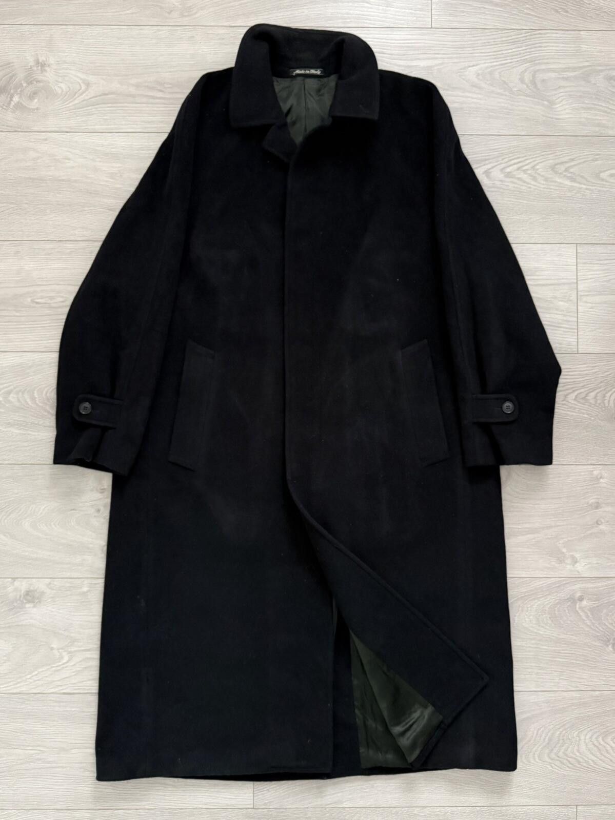 Armani Giorgio Armani 1980s Balmacaan Wool Overcoat Size M Size US M / EU 48-50 / 2 - 5 Thumbnail
