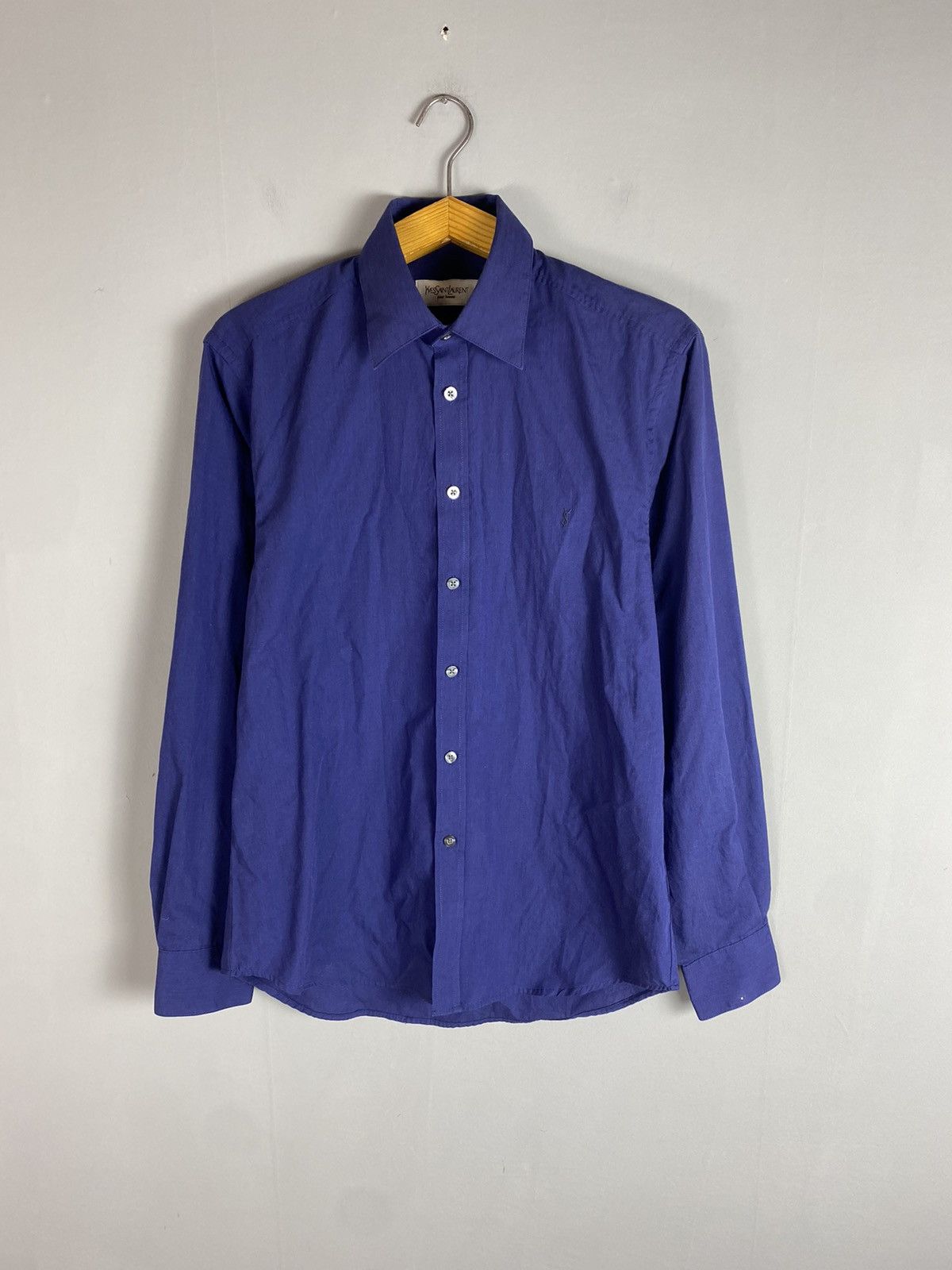 Yves Saint Laurent Vintage 90s YSL Yves Saint Laurent shirt Size US M / EU 48-50 / 2 - 1 Thumbnail