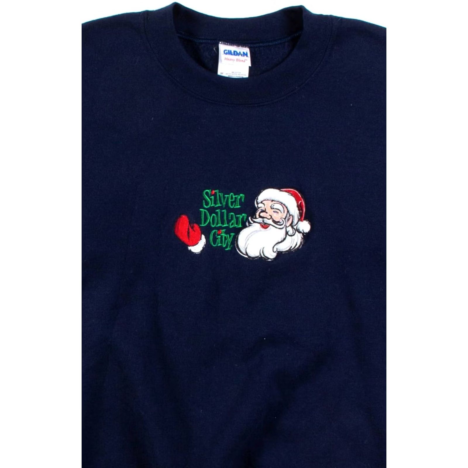 Gildan VINTAGE Gildan Blue Ugly Christmas Sweatshirt Adults Medium Regular 42 Chest Polyester Cotton Christmas Flair Santa 25 Length Mens Womens Boys Girls Size M / US 6-8 / IT 42-44 - 2 Thumbnail