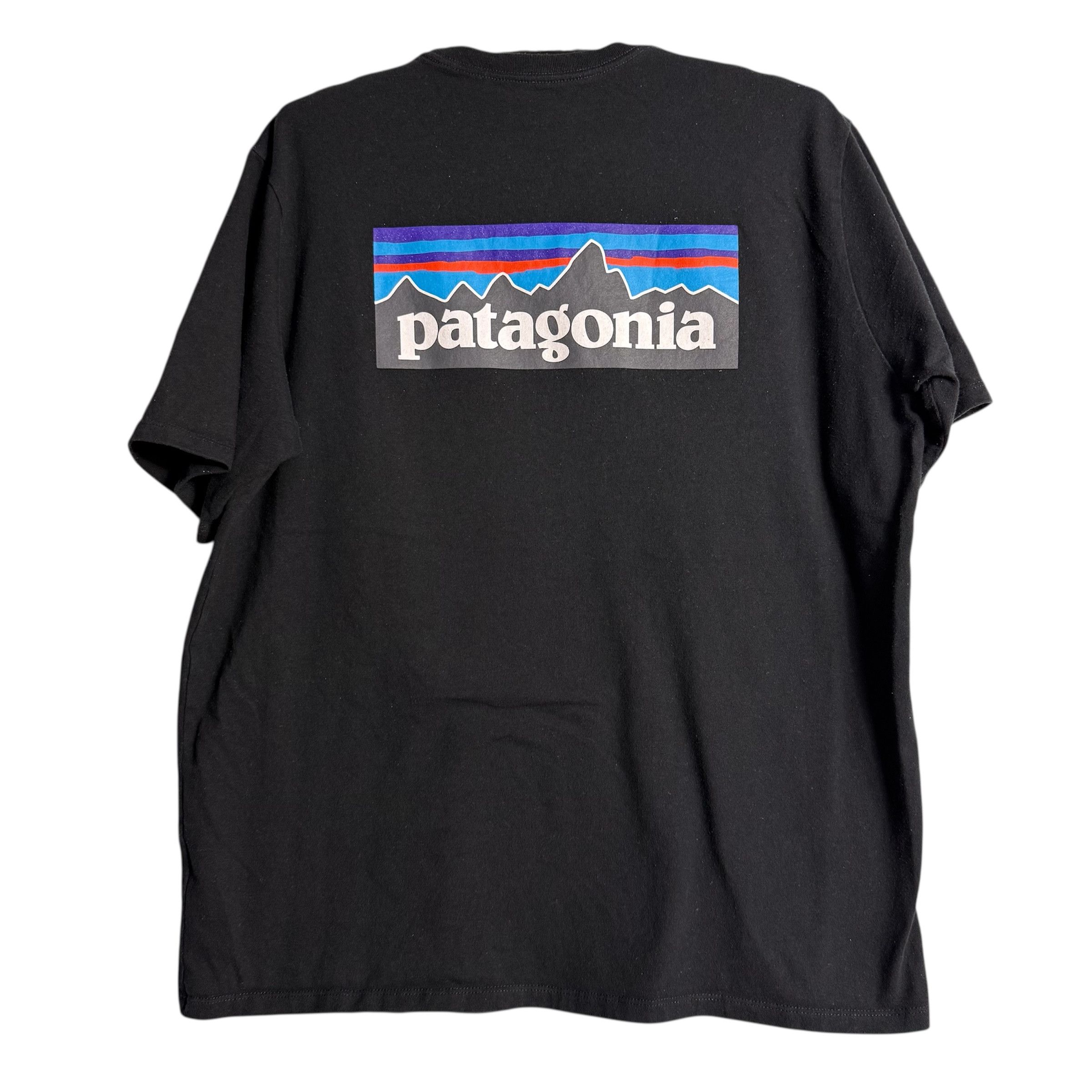 Patagonia 🔥RARE🔥Patagonia Big Logo Regular Fit Single Pocket T-shirt Size US L / EU 52-54 / 3 - 1 Thumbnail