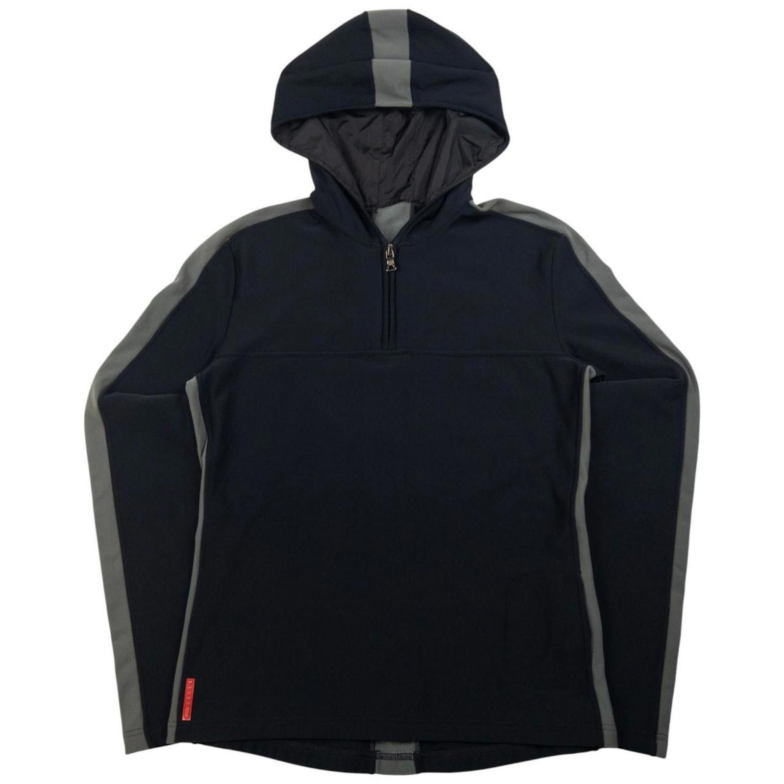 トップス Prada sport full zip hoodie AW16 PRADA SPORT FULL-ZIP HOODIE - Jazzy Badger