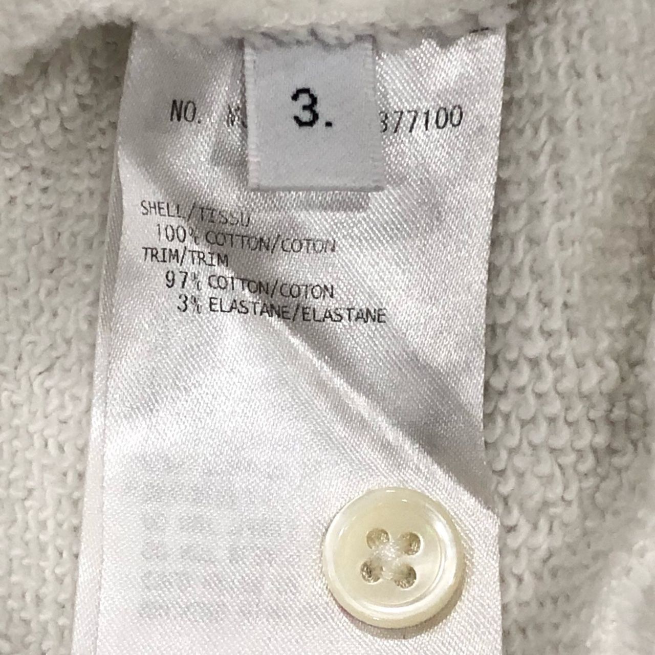 Thom Browne Thom Browne White Crew Neck Knit Hoodie With Back Striped De Size US L / EU 52-54 / 3 - 5 Thumbnail