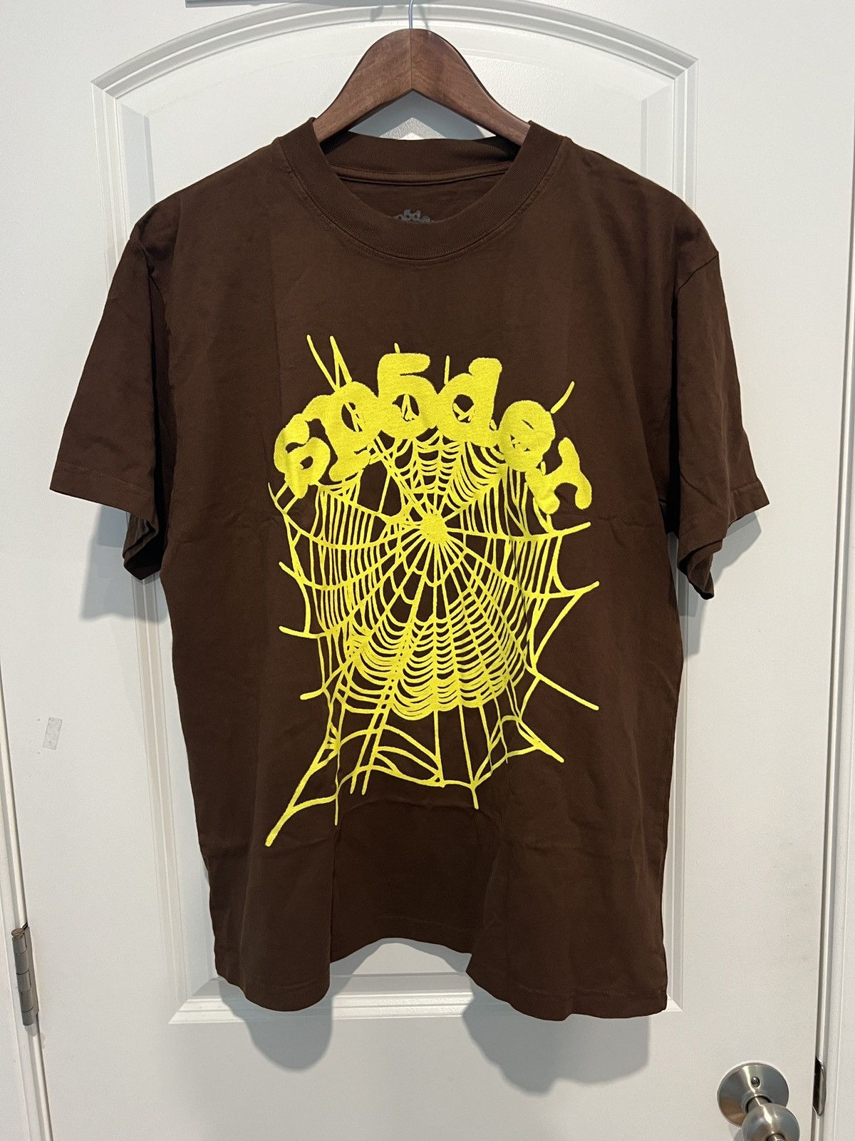 Sp5der Sp5der OG Web Tee Brown/Yellow Size US L / EU 52-54 / 3 - 2 Thumbnail