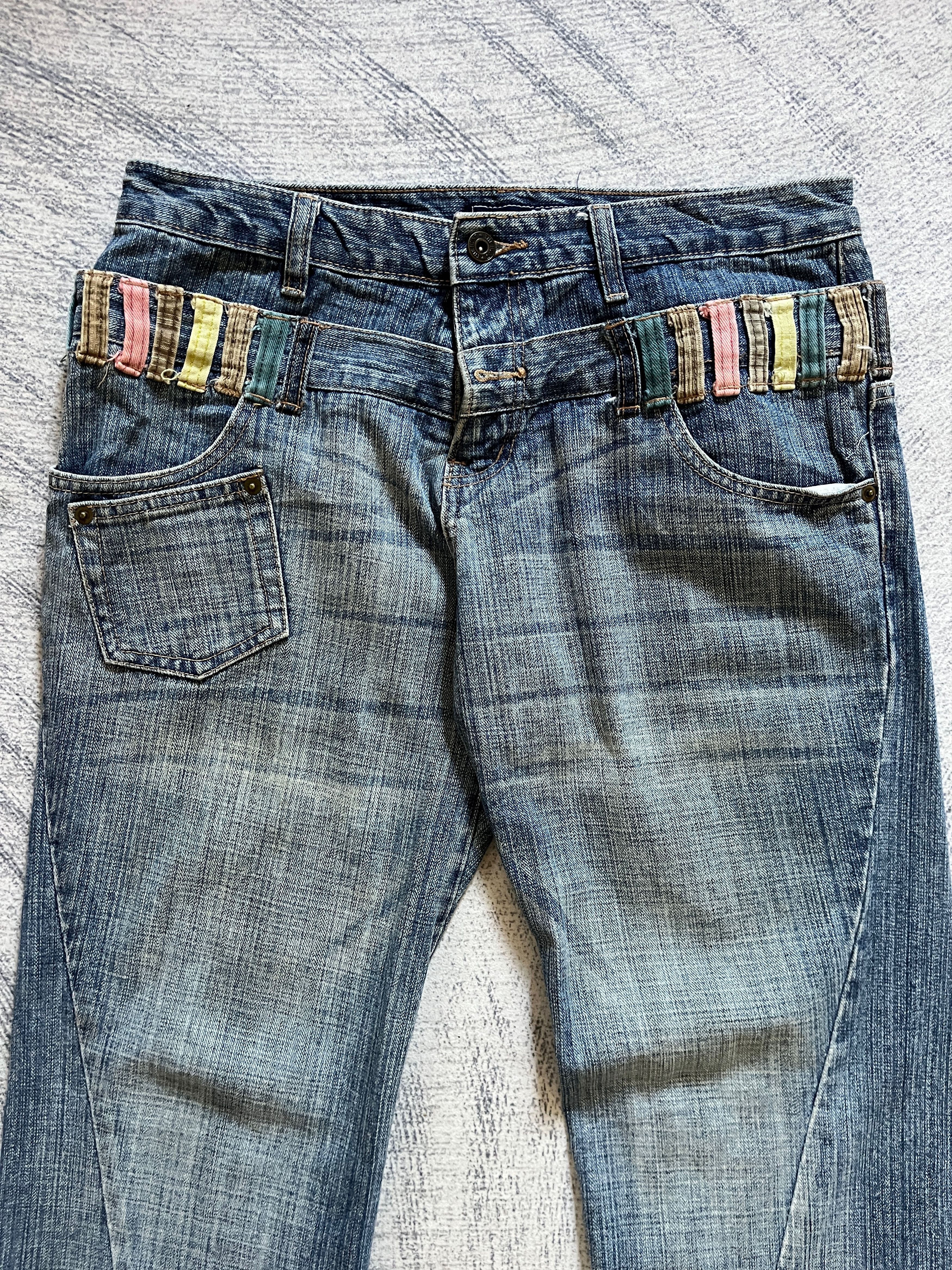 Japanese Brand AFT Jeans Double Waisted Denim Pants Size 32" / US 10 / IT 46 - 3 Thumbnail
