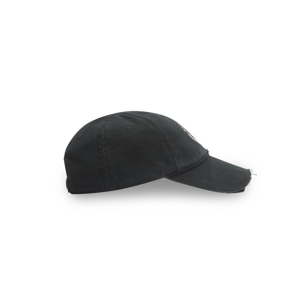 Balenciaga o1mt1gz0924 Size: S / Scissors Crest Cap in Black Size ONE SIZE - 4 Thumbnail