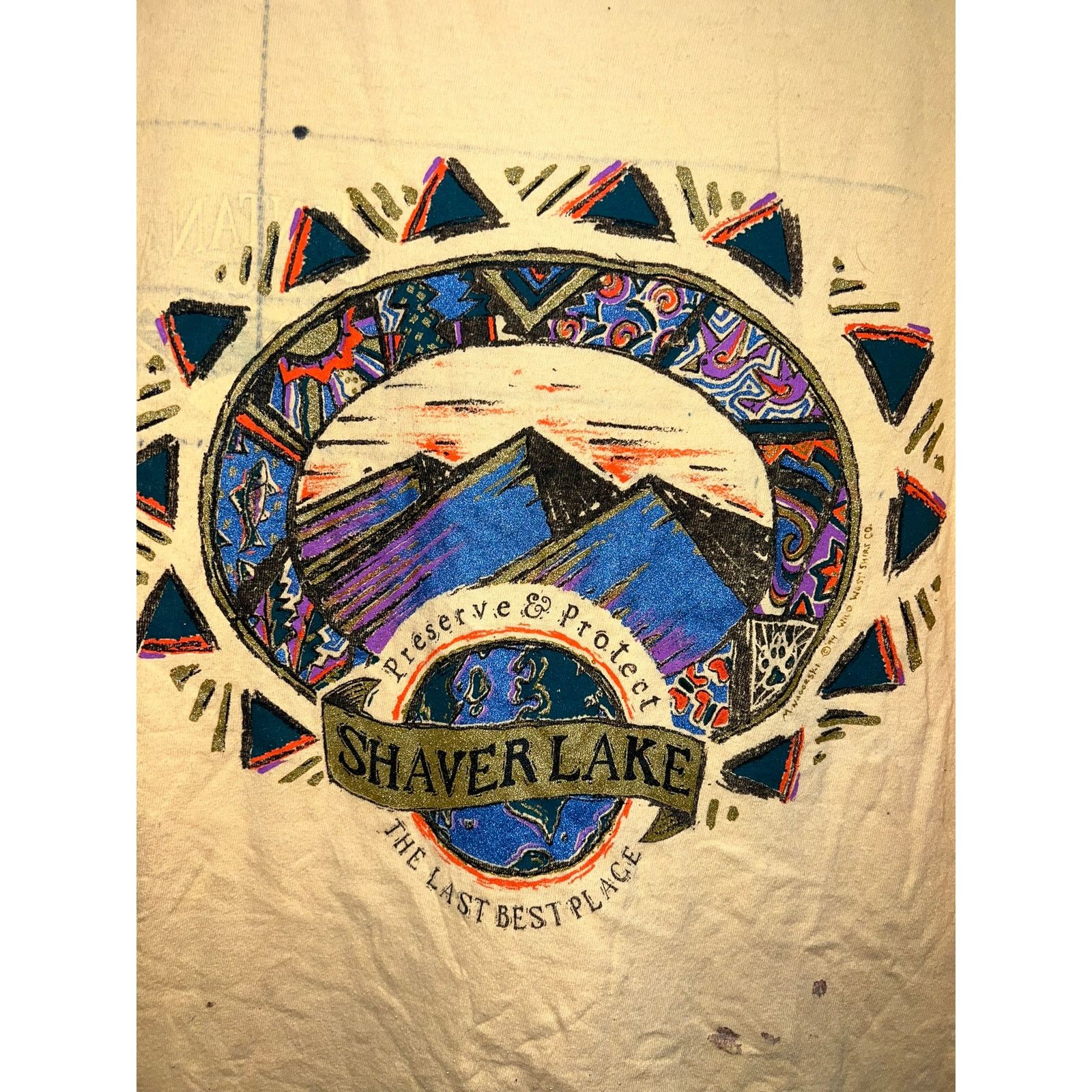 Vintage Vintage Shaver Lake Shirt Preserve And Protect Tee 90s L Size US L / EU 52-54 / 3 - 2 Thumbnail