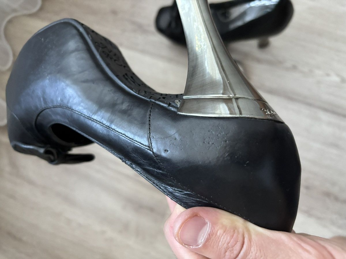 New Rock New Rock Black Platform Heels with Bow EU 40 Size US 9 / IT 39 - 22 Thumbnail