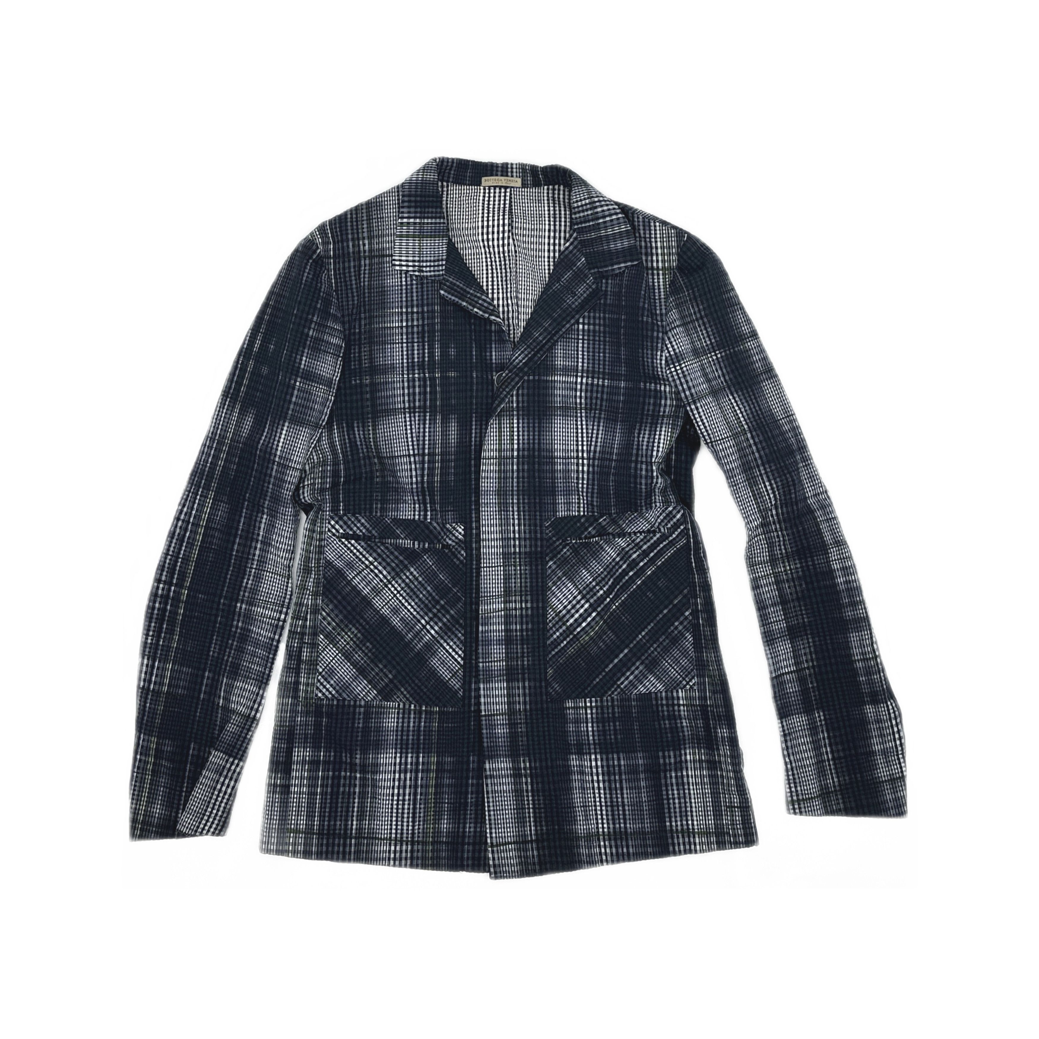 Bottega Veneta Bottega Veneta Plaid Light Jacket Size 48 Size US M / EU 48-50 / 2 - 1 Thumbnail