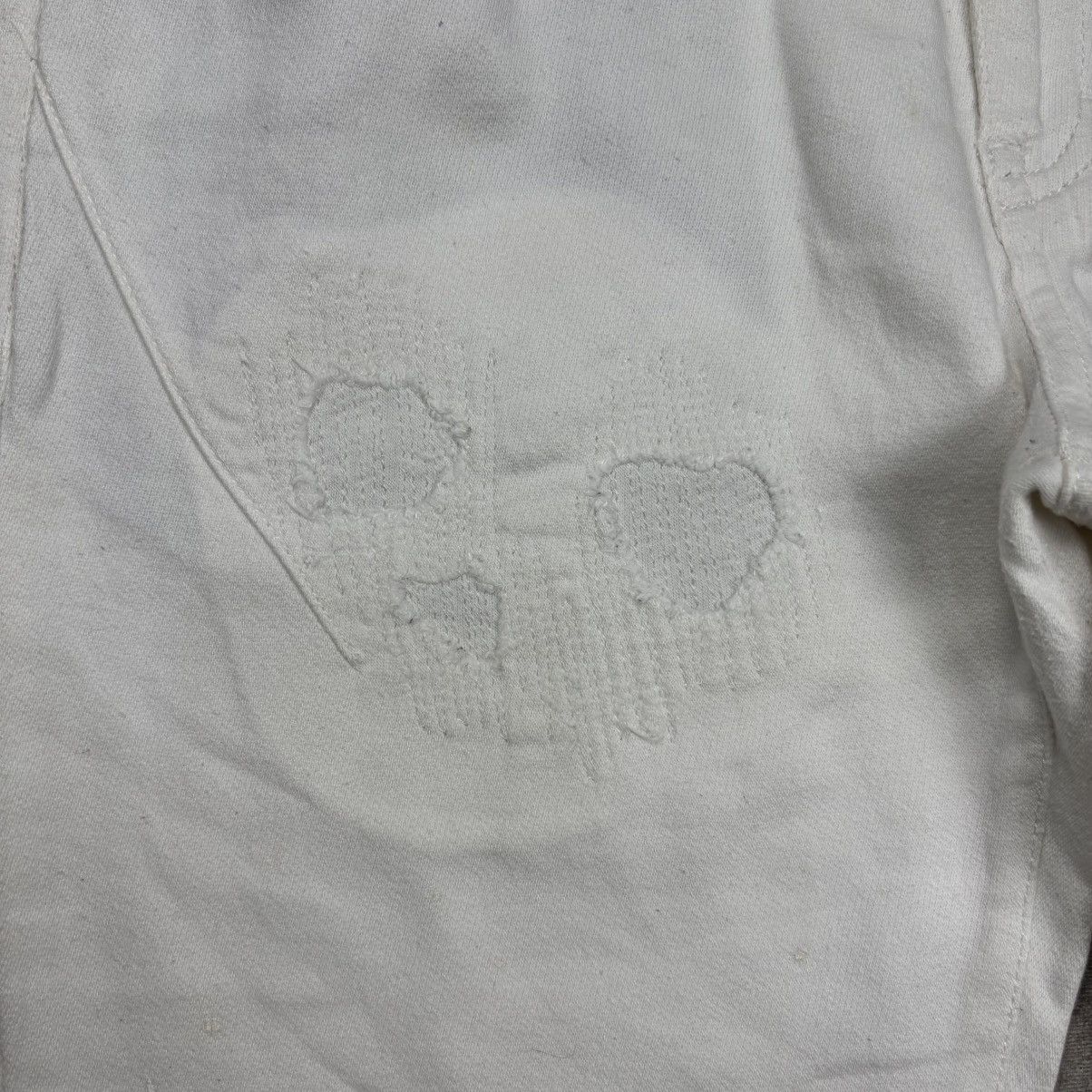 Number (N)ine Number Nine 1PIUGUALE - White Crash Sweat Pants Size US 29 - 7 Thumbnail