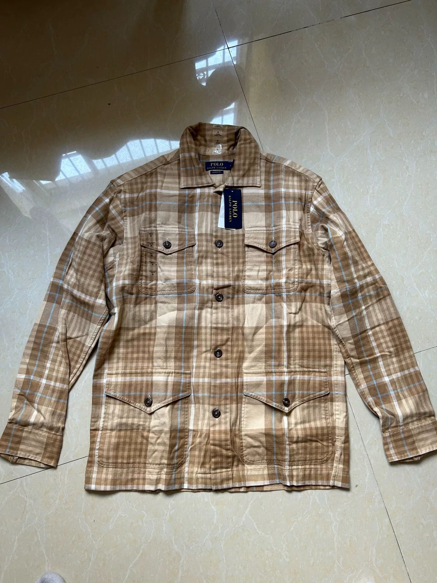 Ralph Lauren Ralph Lauren Classic Plaid Shirt Jacket Size US M / EU 48-50 / 2 - 1 Thumbnail