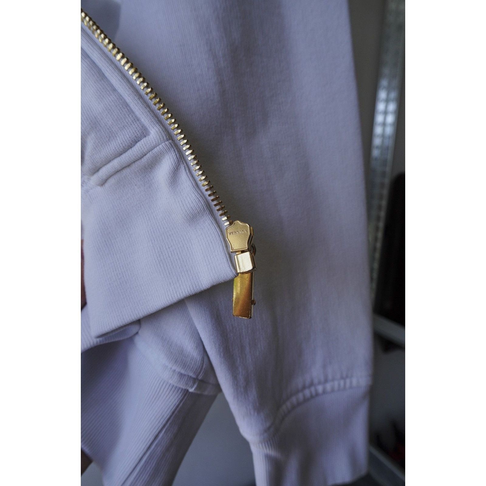 Versace Versace big gold medusa white zip hoodie Size US S / EU 44-46 / 1 - 8 Thumbnail