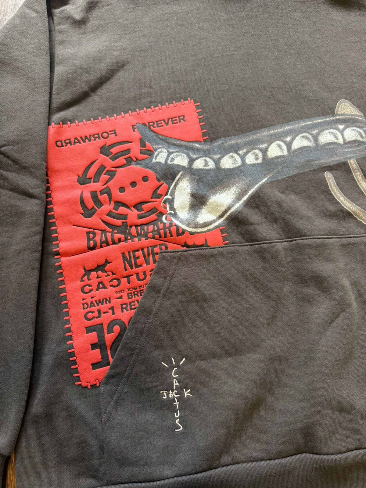 Travis Scott Travis Scott Grin Hoodie Brown Large Size US L / EU 52-54 / 3 - 3 Thumbnail