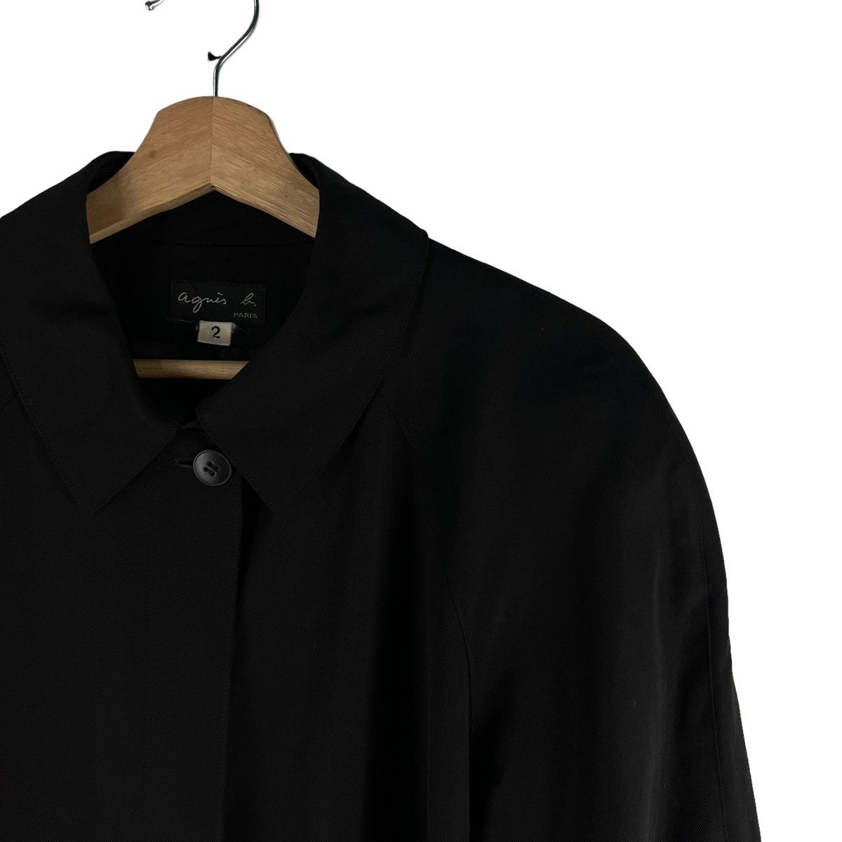 agnes b. 🔥RICH BLACK - FLY COATS LONG JACKET AGNES B. Size US M / EU 48-50 / 2 - 3 Thumbnail