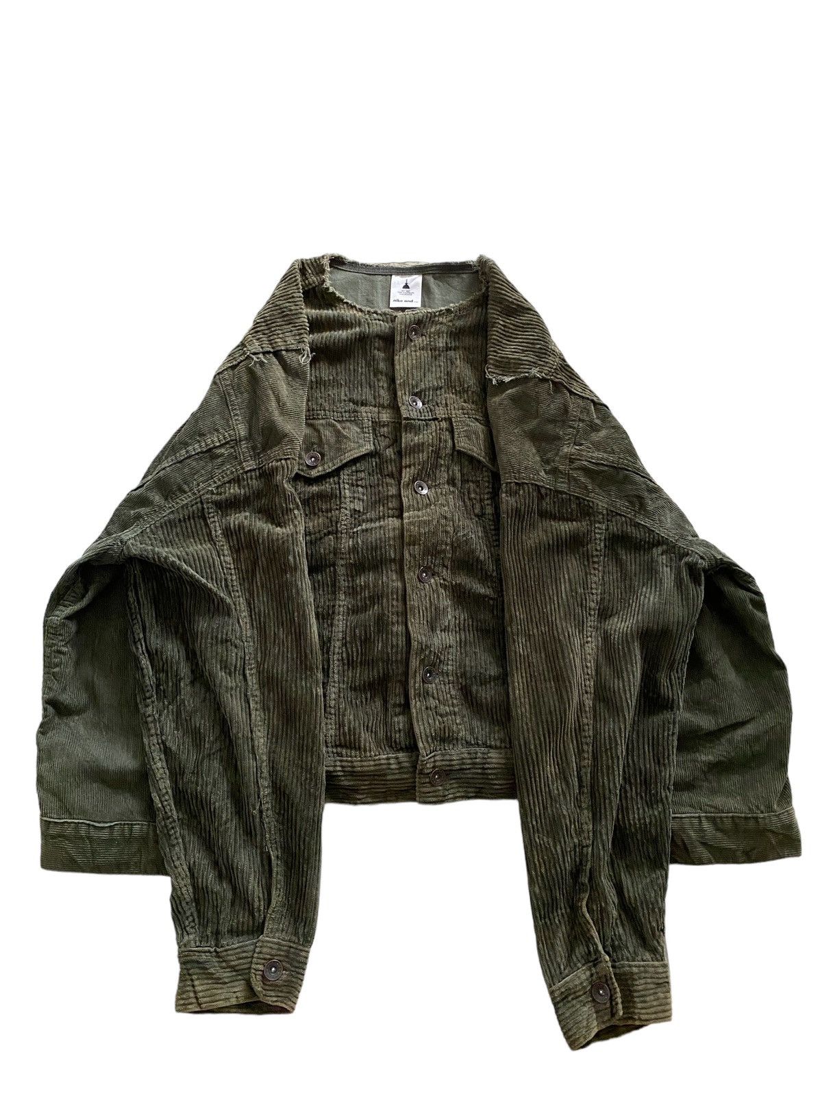 Japanese Brand grail💥Niko and..tracker jacket corduroy design margiela Size US L / EU 52-54 / 3 - 9 Thumbnail