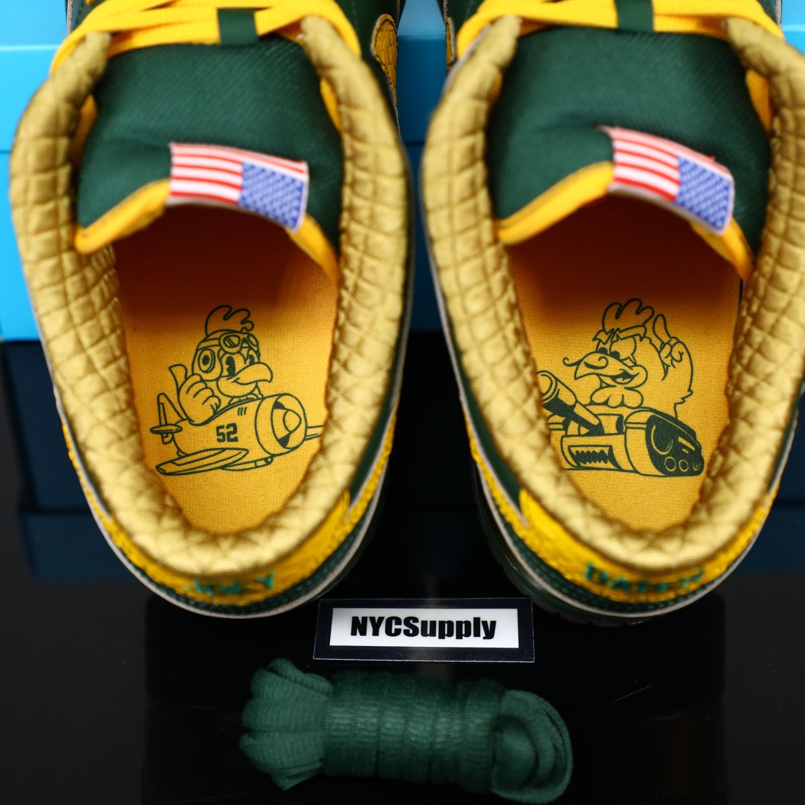 Nike 2018 Nike SB Dunk Low Doernbecher Joey Bates Gold BV8740 377 Size US 14 / EU 47 - 10 Thumbnail