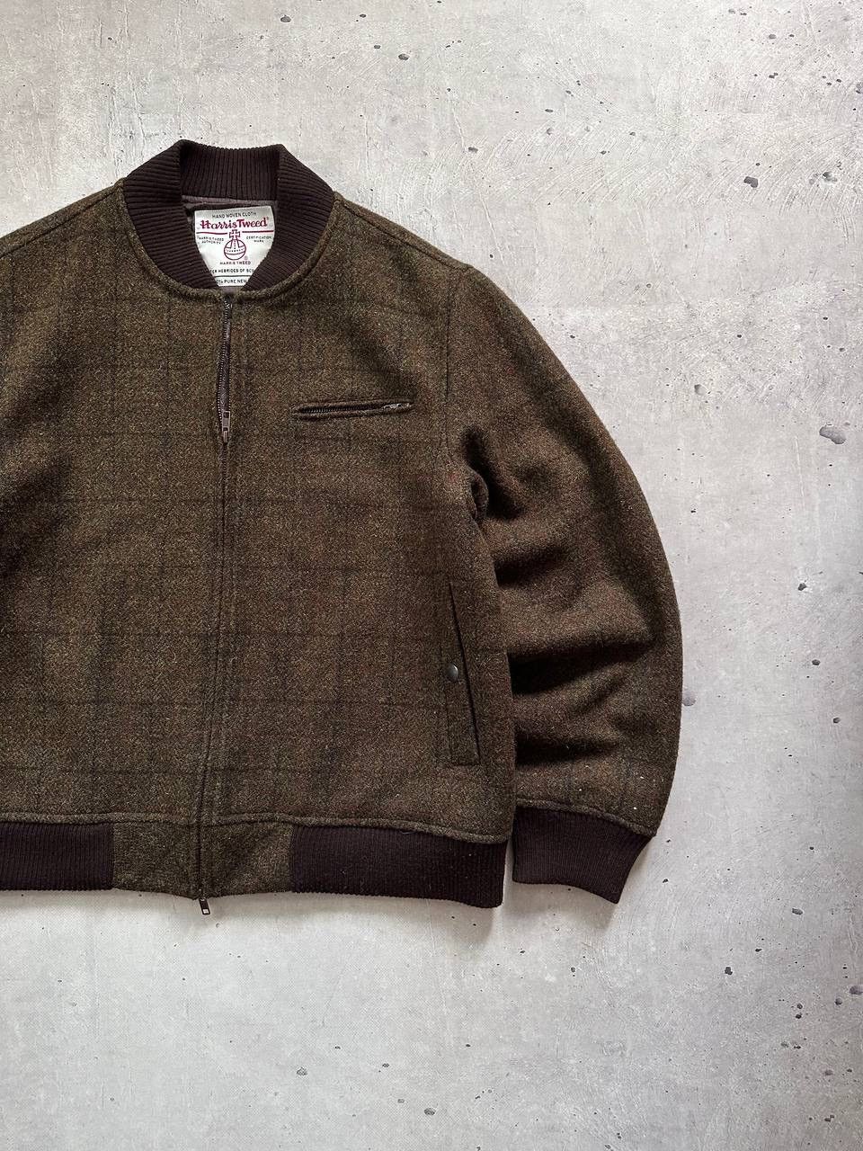 Harris Tweed Kiltane of Scotland Wool Bomber Jacket USA