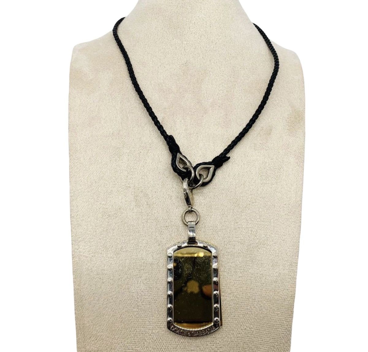 Dolce & Gabbana Archival Dolce & Gabbana Layered "Frame" Dog Tag Necklace Size ONE SIZE - 2 Thumbnail