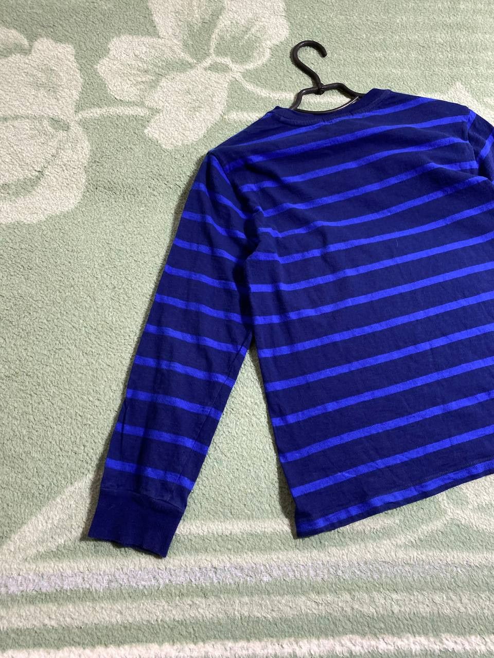 Polo Ralph Lauren × Vintage Vintage Polo Ralph Lauren Rugby Sweatshirt Striped Baggy 90s Size US S / EU 44-46 / 1 - 5 Thumbnail
