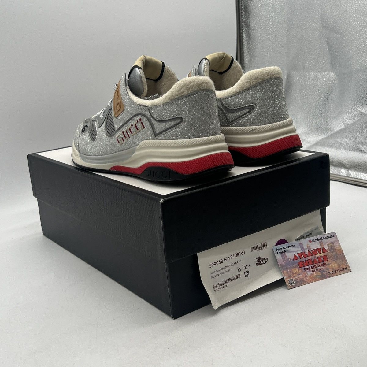 Gucci Gucci ultrapace silver Size US 7.5 / EU 40-41 - 4 Thumbnail