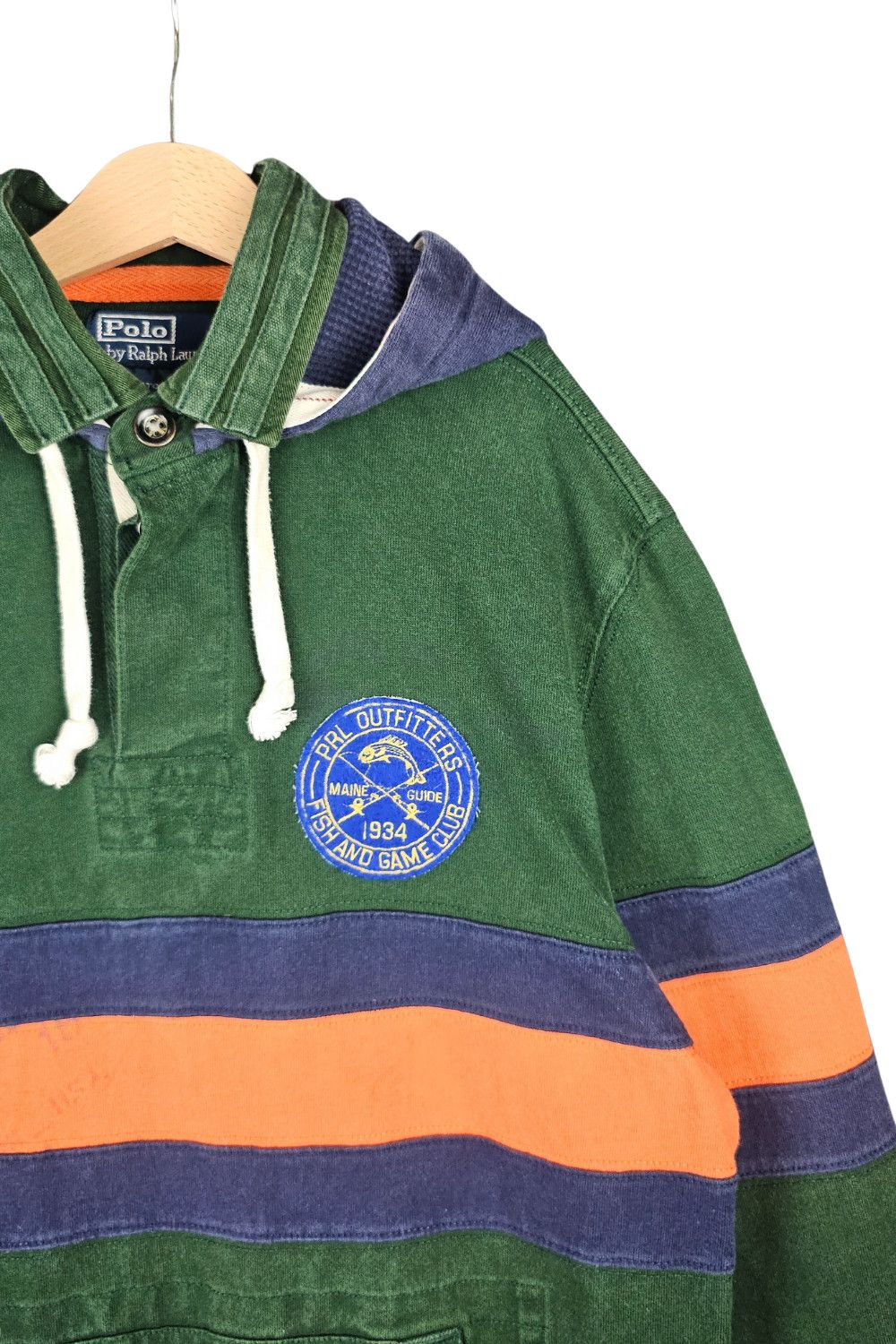 Polo Ralph Lauren PRL “PRL Outfitters / Fish & Game Club” Hooded Rugby - 08AW Size US S / EU 44-46 / 1 - 9 Thumbnail