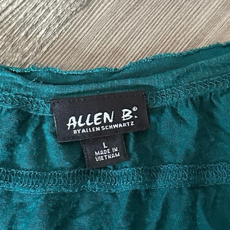 Other allen b lace turquoise blue shirt Size L / US 10 / IT 46 - 3 Thumbnail