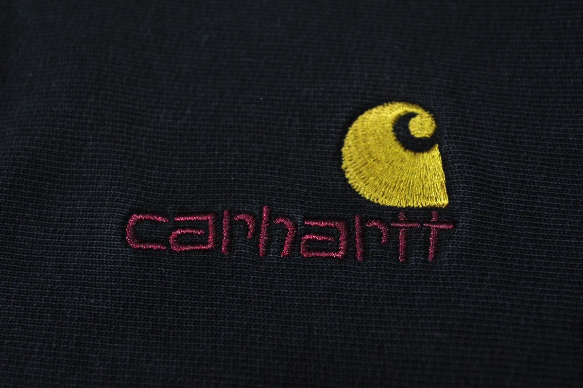 Carhartt × Carhartt Wip Carhartt WIP Half Zip American Script Sweatshirt Size US XS / EU 42 / 0 - 6 Thumbnail