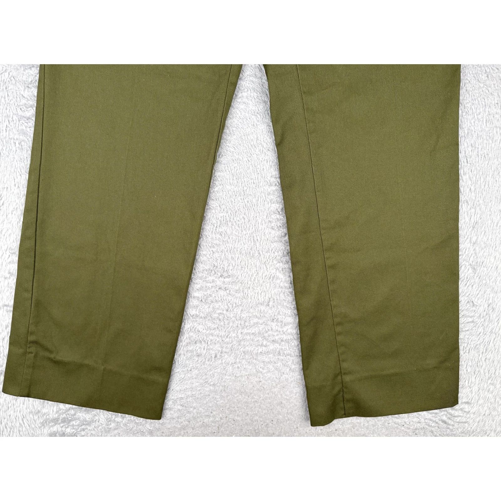 Vintage VINTAGE Boy Scouts of America Pants Mens 32x32 Olive Green Twill Straight Leg Flat 1997 Size US 32 / EU 48 - 2 Thumbnail