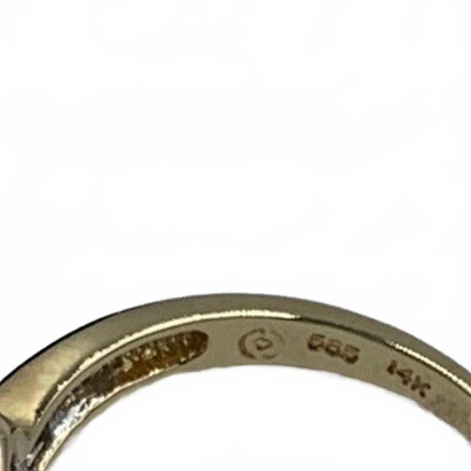 Other Over 1 carat TW 14K Yellow Gold VS2F Diamond Engagement Ring Size ONE SIZE - 3 Thumbnail