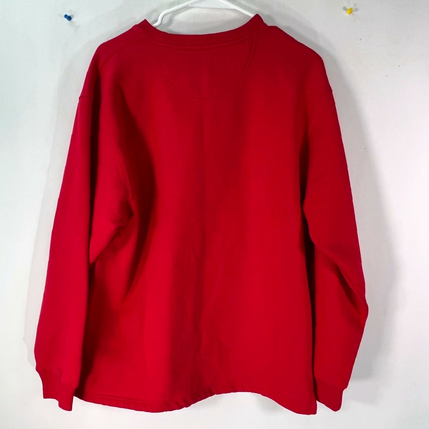 Starter Starter Mens Sweatshirt Crew Neck Red Long Sleeve Pullover Size M Casual Size US M / EU 48-50 / 2 - 2 Thumbnail