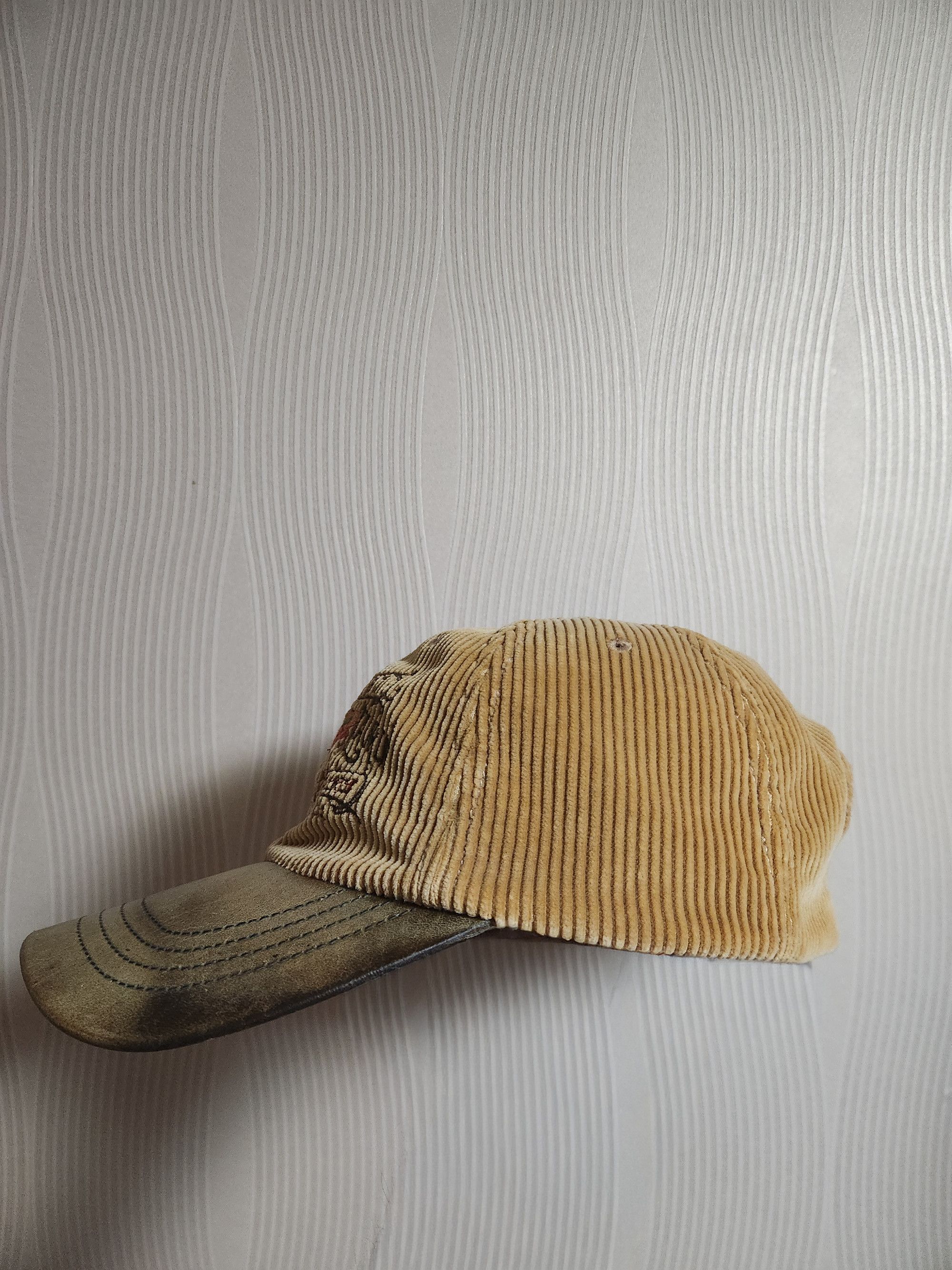 Polo Ralph Lauren VTG Polo Ralph Lauren flyfishing Corduroy leather Hat Cap Size ONE SIZE - 2 Thumbnail