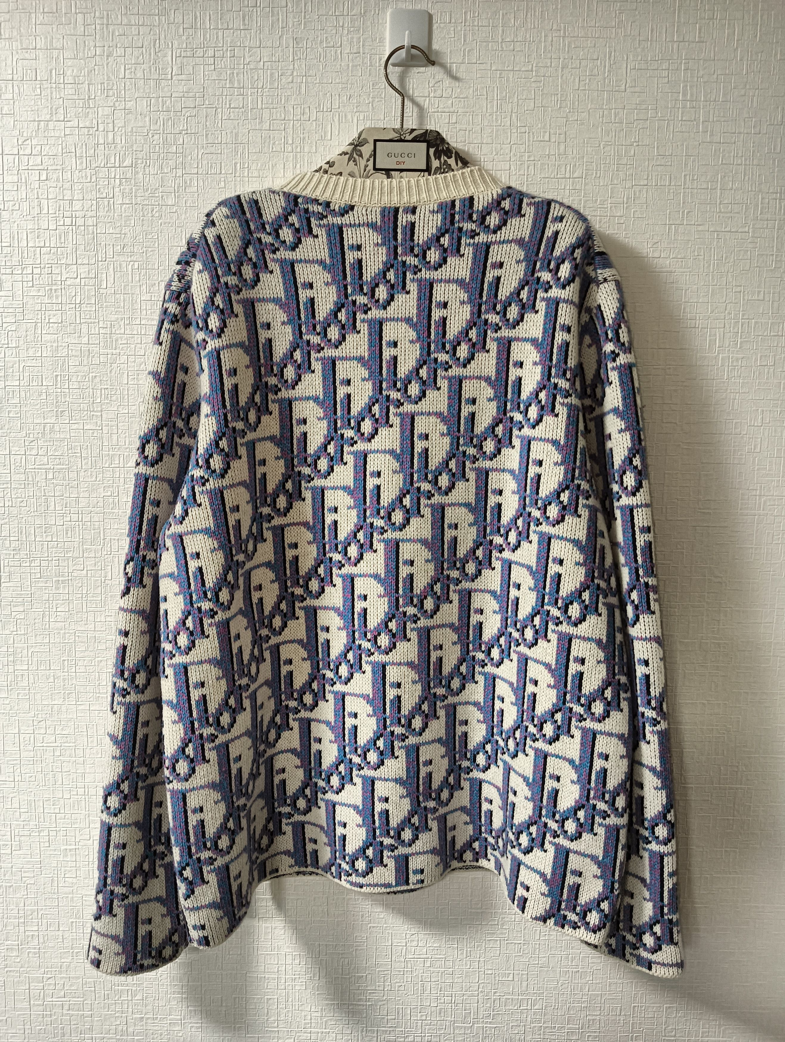 Dior Oblique Wool Knit Sweater Size US L / EU 52-54 / 3 - 2 Thumbnail