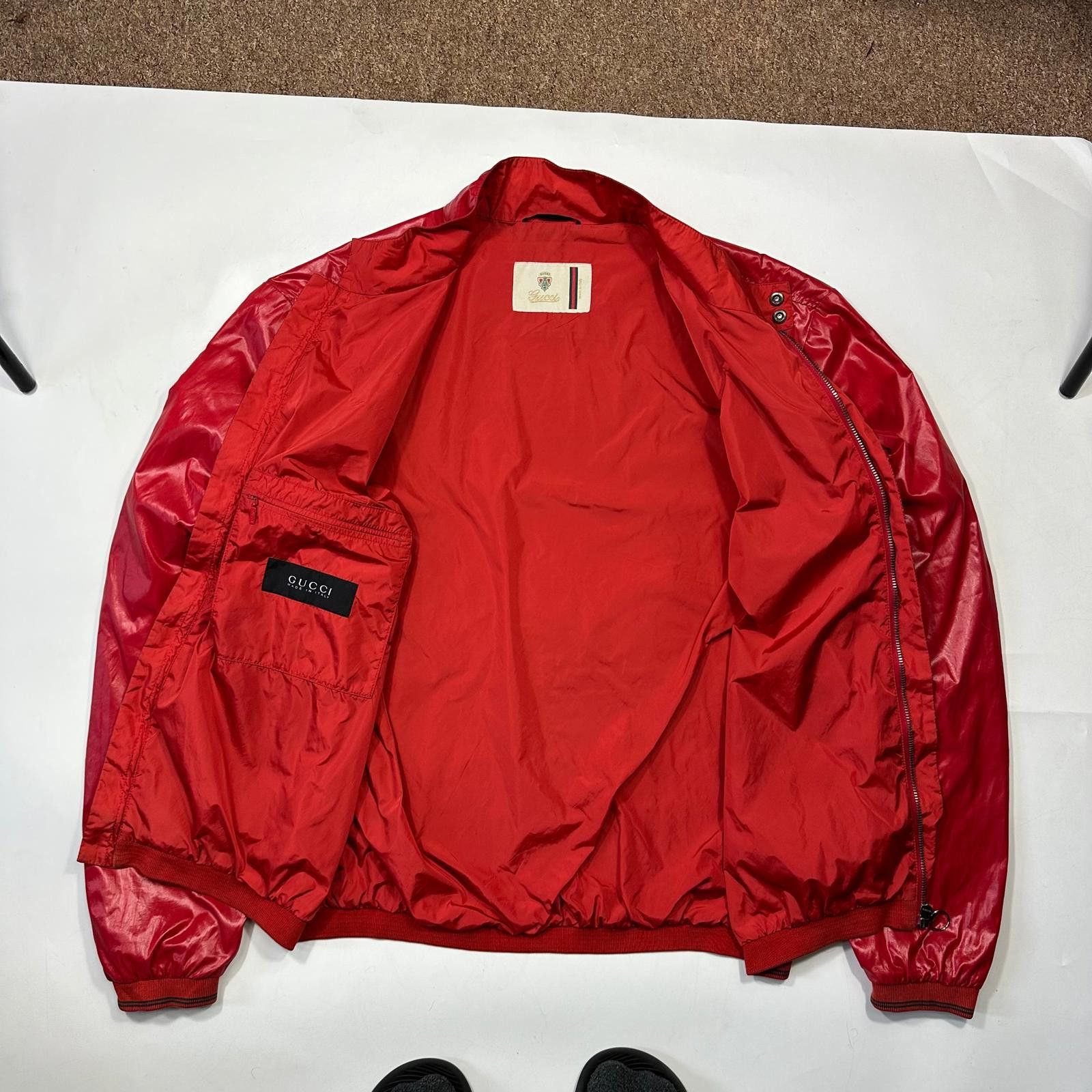 Other Gucci 2009 Gloss Nylon Prismatic Bomber Jacket - IT54 (L/XL) Size US L / EU 52-54 / 3 - 5 Thumbnail