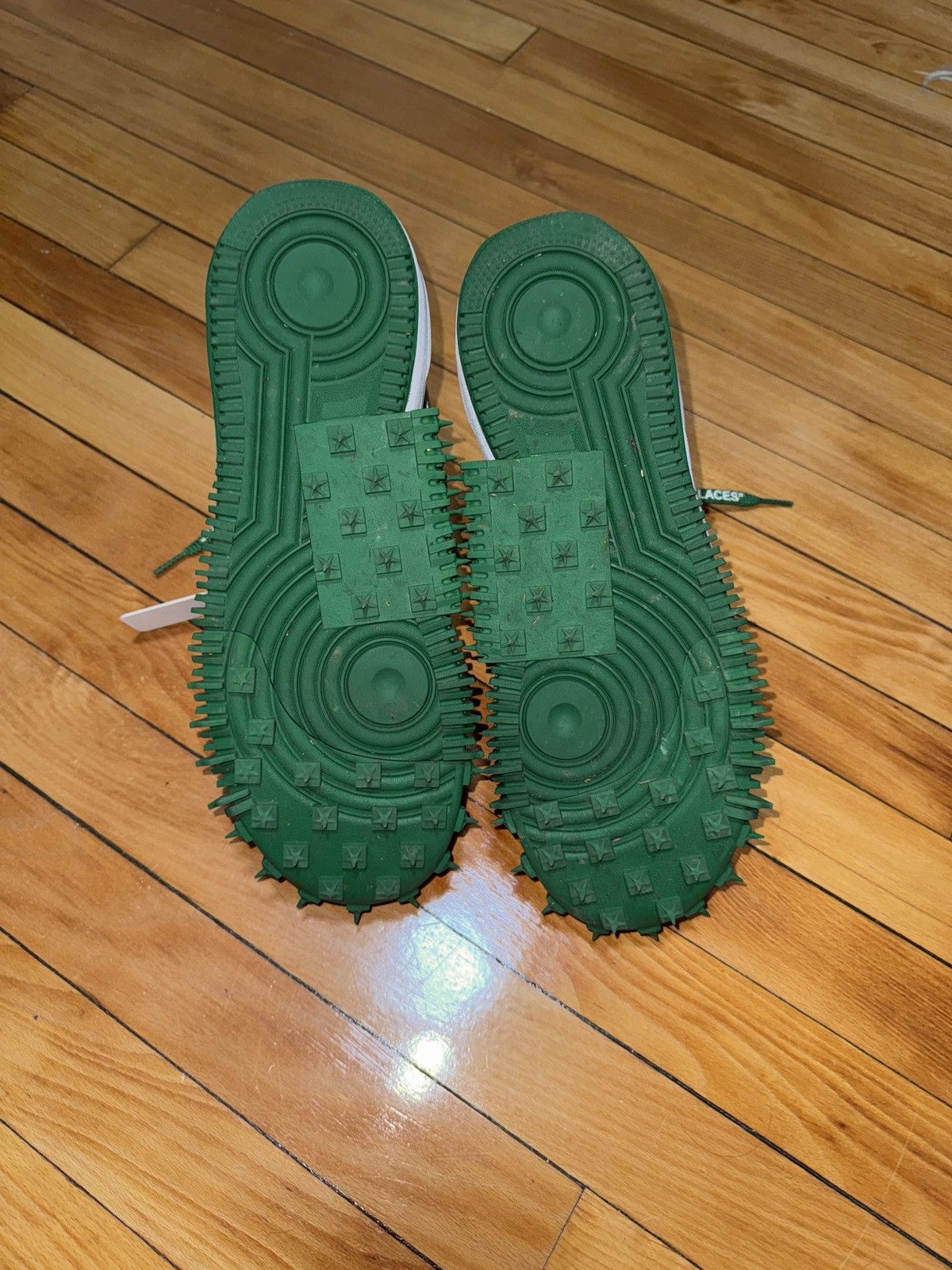 Nike × Off-White Green OFF-WHITE AF1 size 11 Size US 11 / EU 44 - 6 Thumbnail