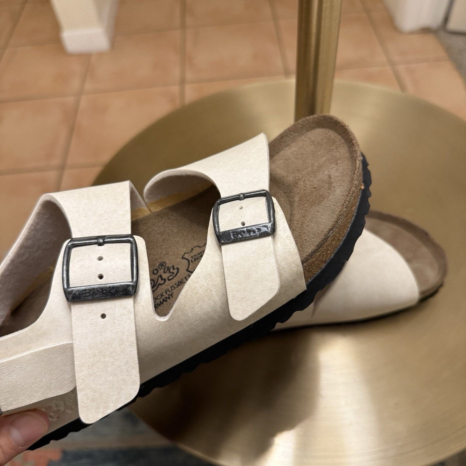 Birkenstock Birki’s Birkenstock Milano Molted Ivory SlingBack Sandals Size US 6 / IT 36 - 9 Thumbnail