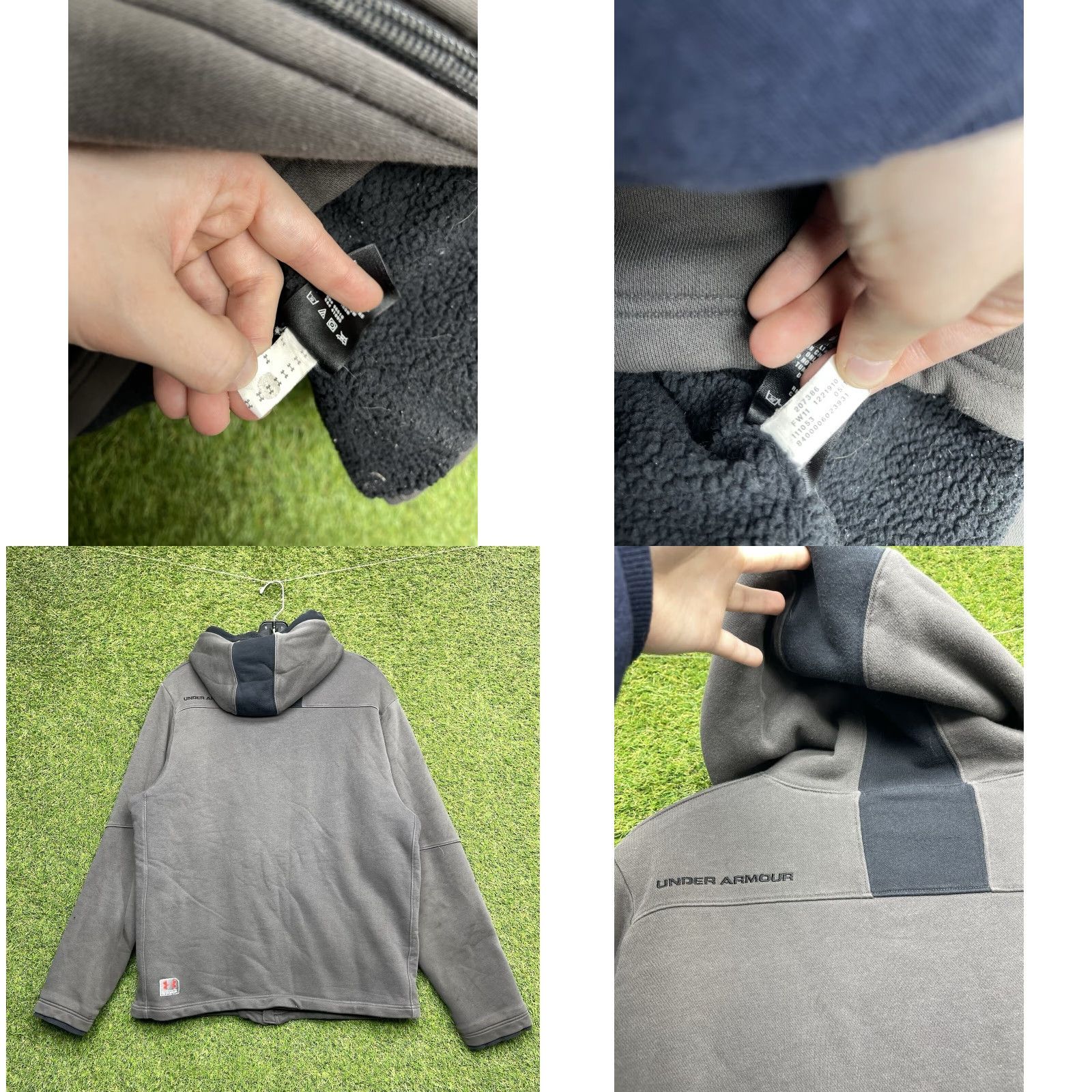 Under Armour Under Armour Jacket Mens L Grey Full Zip Storm Thermal Sweatshirt Charged Storm With Pockets Size US L / EU 52-54 / 3 - 10 Thumbnail