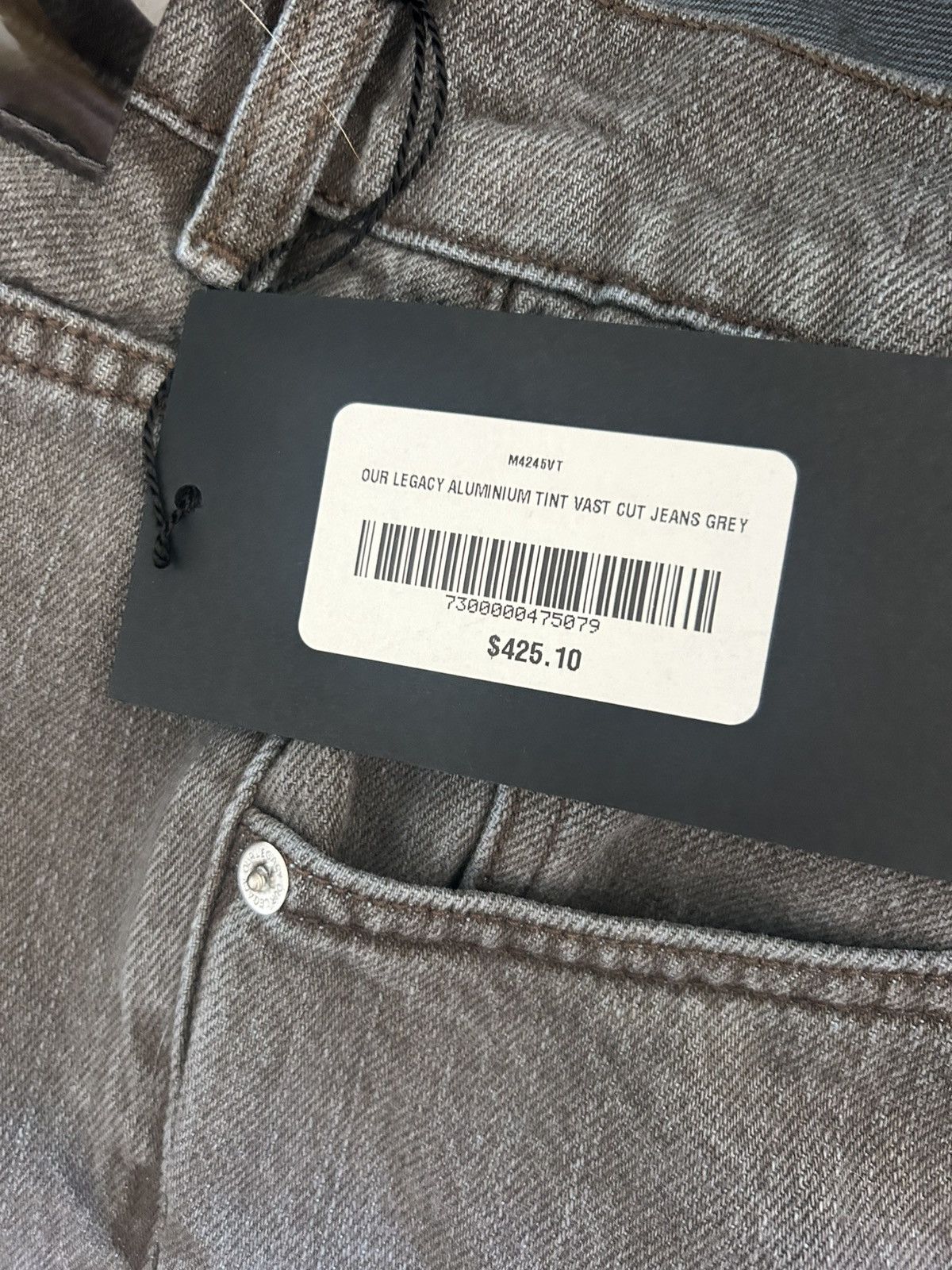 Our Legacy Our Legacy Vast Cut Denim in Aluminum tint Size US 36 / EU 52 - 7 Thumbnail