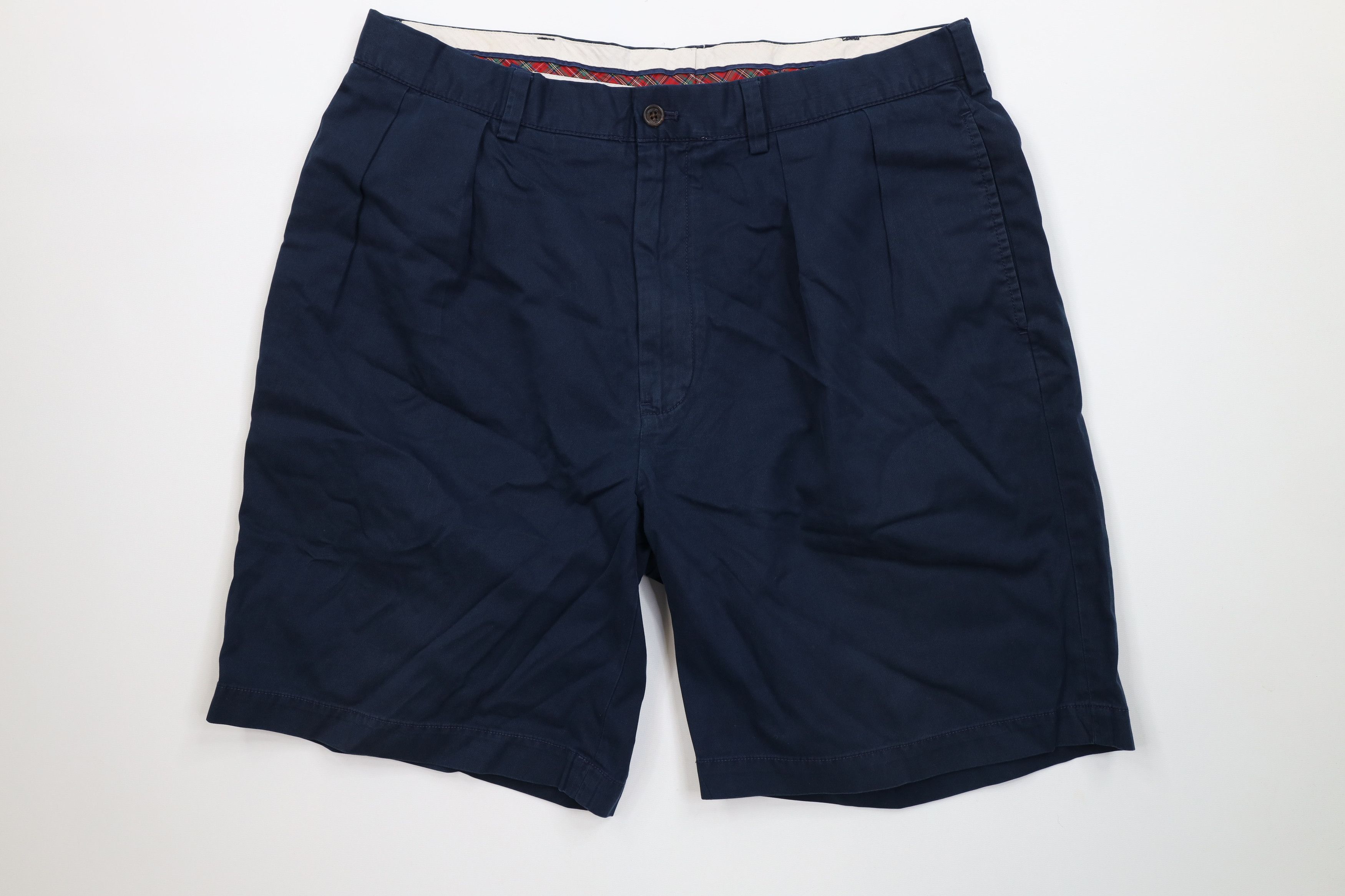 Ralph Lauren Vintage 90s Polo Golf Ralph Lauren Crest Chino Shorts Blue Size US 34 / EU 50 - 1 Thumbnail