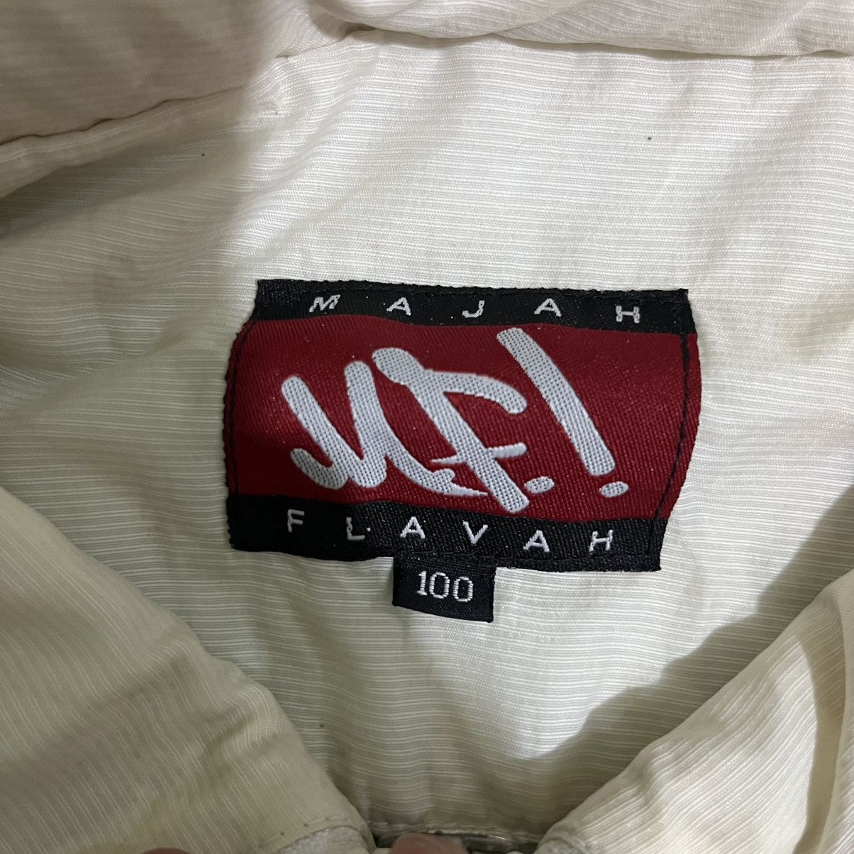 Japanese Brand Majah Flavah Big Logo Jacket Size US L / EU 52-54 / 3 - 9 Thumbnail