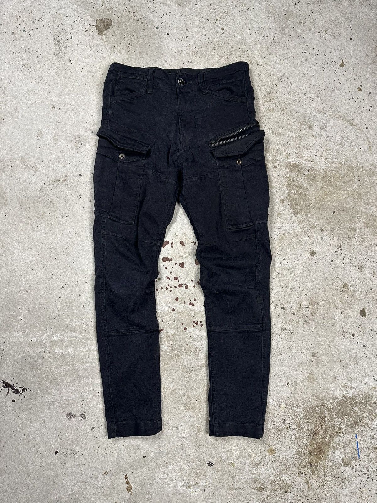 G-Star Vintage Y2K G Star Raw Rovic Zip 3D Skinny Cargo Pants Size US 27 - 1 Thumbnail